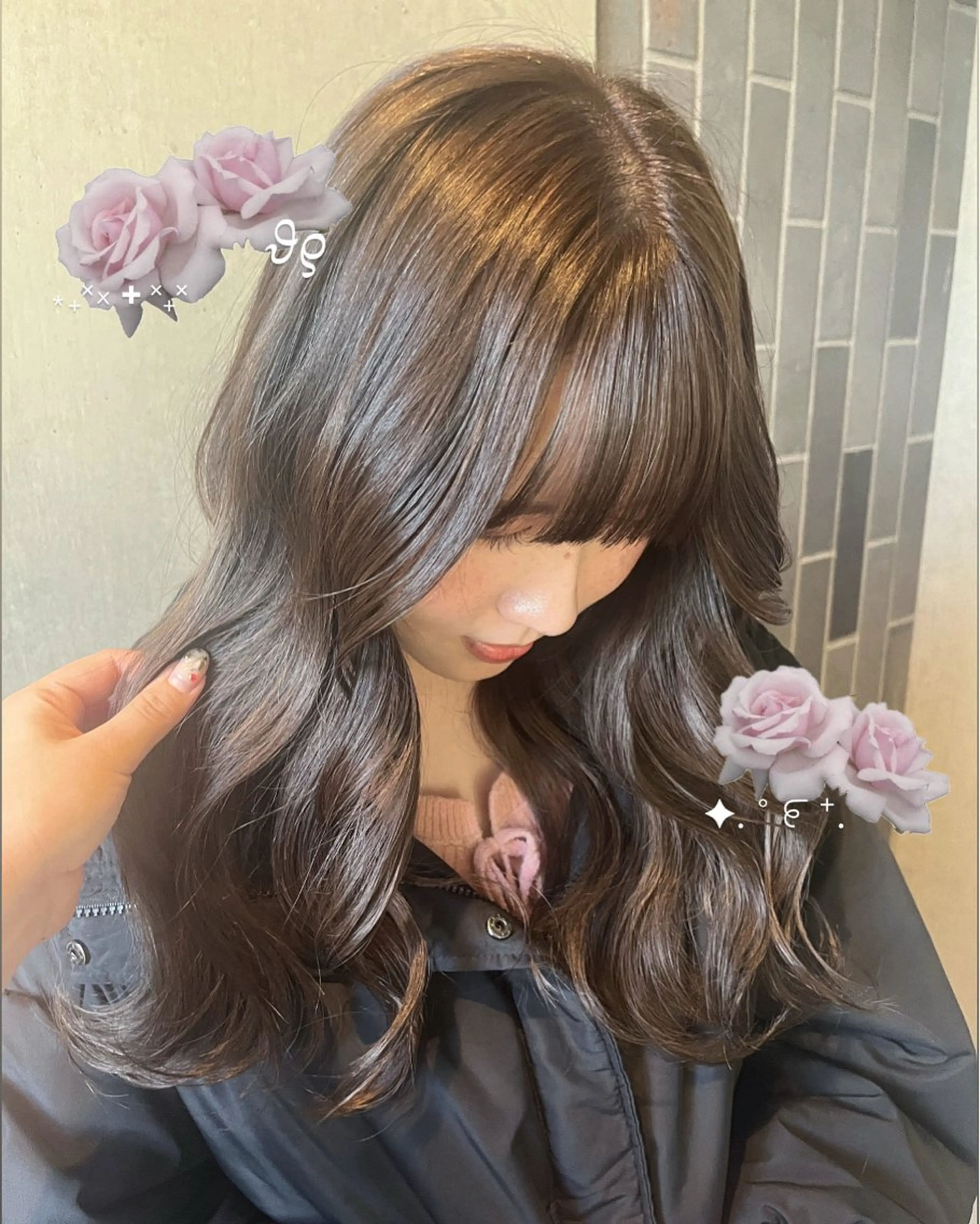 【うる艶hair️🫧】髪質改善カラー✶⋆.˚꩜ .ᐟ˙⋆✶の写真