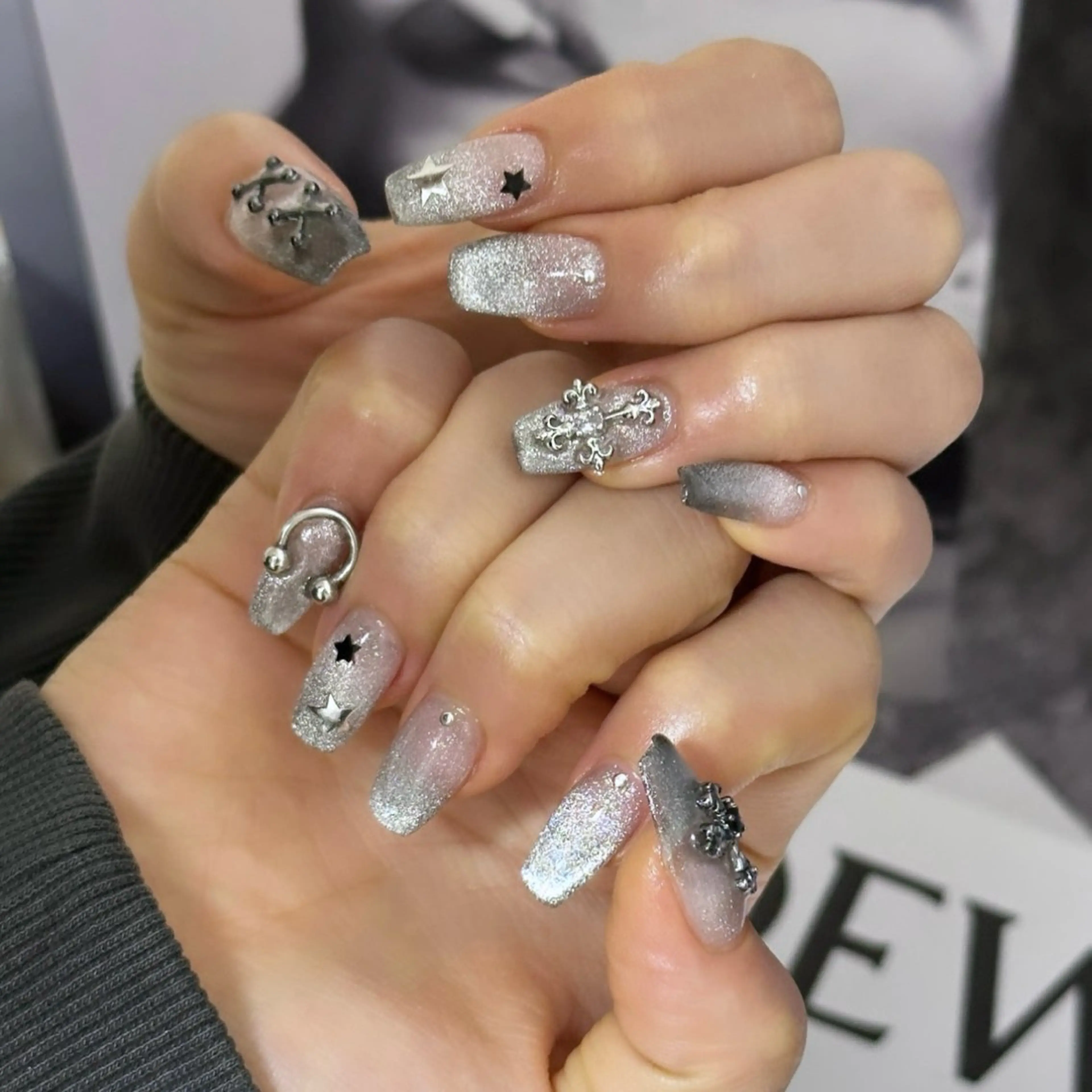 ネイル 長さ出し マグネットネイル 持ち込み ハンドネイル joliesse【ジョリエス】所属・JOLIESSE Ayumiのネイルデザイン