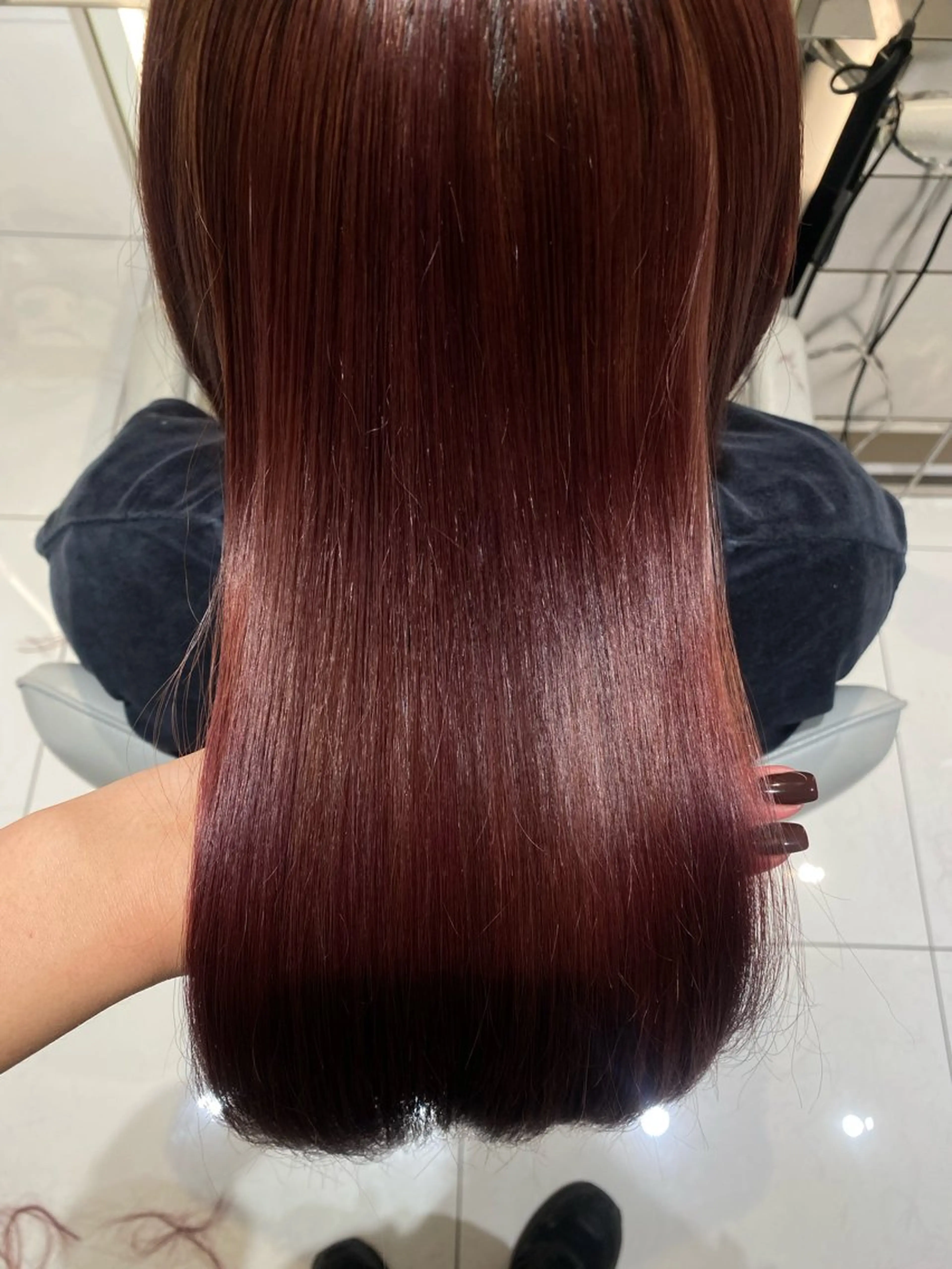 カラー 大松 歩未のヘアスタイル