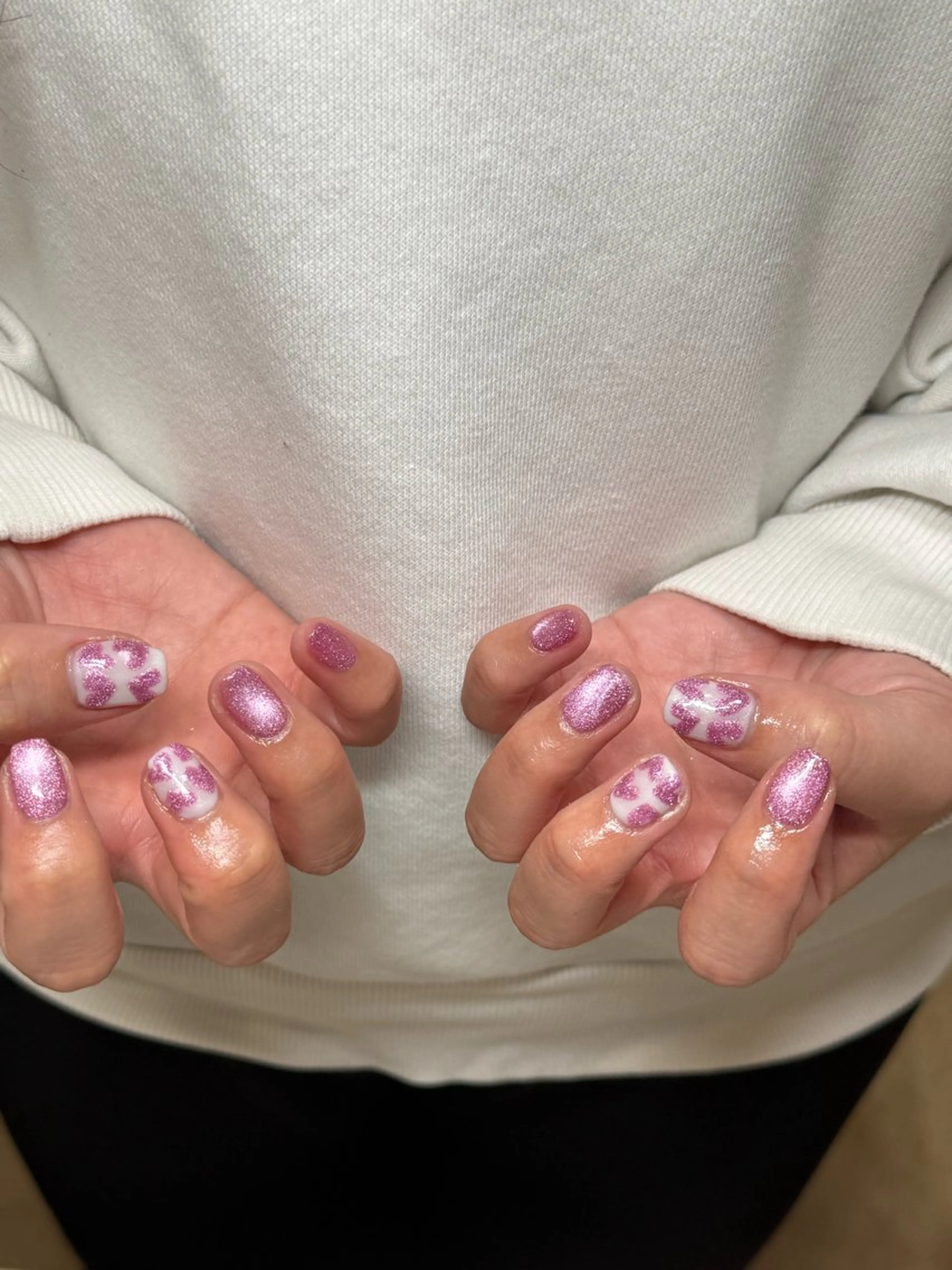 ネイル フラッシュネイル マグネットネイル veil Airiのネイルデザイン