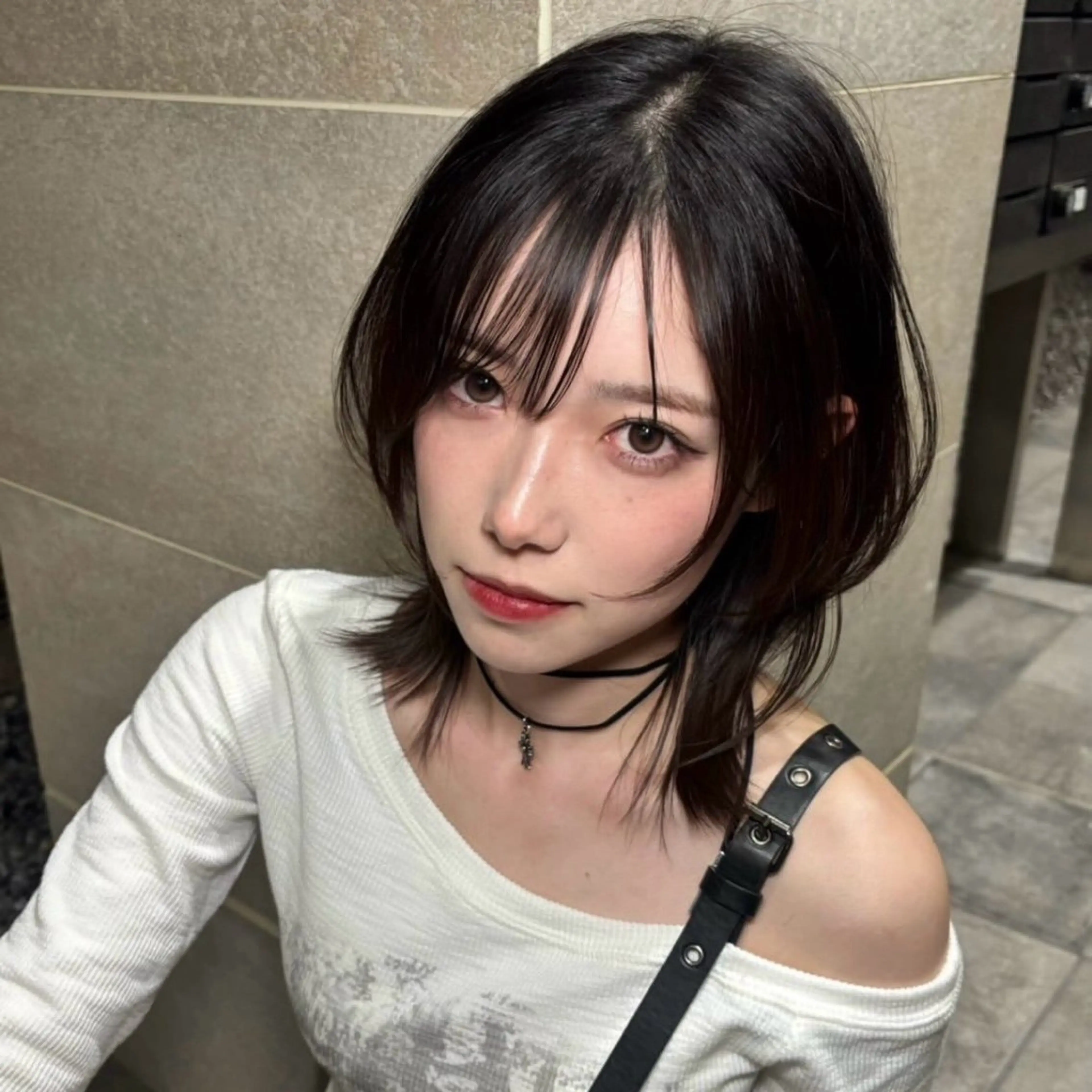 ミディアム カラー カット ヘアカラー トリートメント ウメダナオヤ/ くびれヘア✨のヘアスタイル