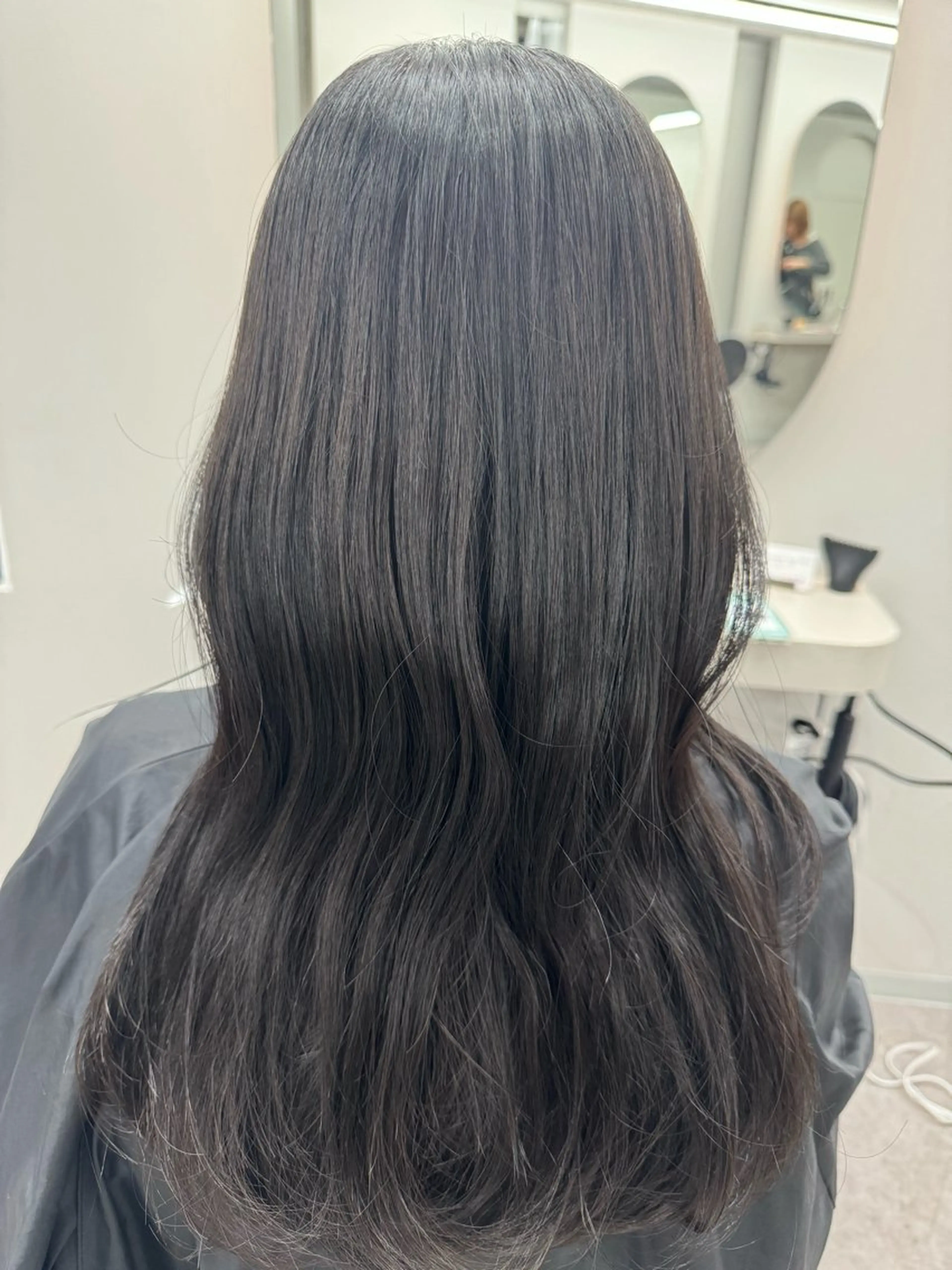 カラー ダークグレー ダークグレージュ グレージュ Ayuki /福岡美容室のヘアスタイル