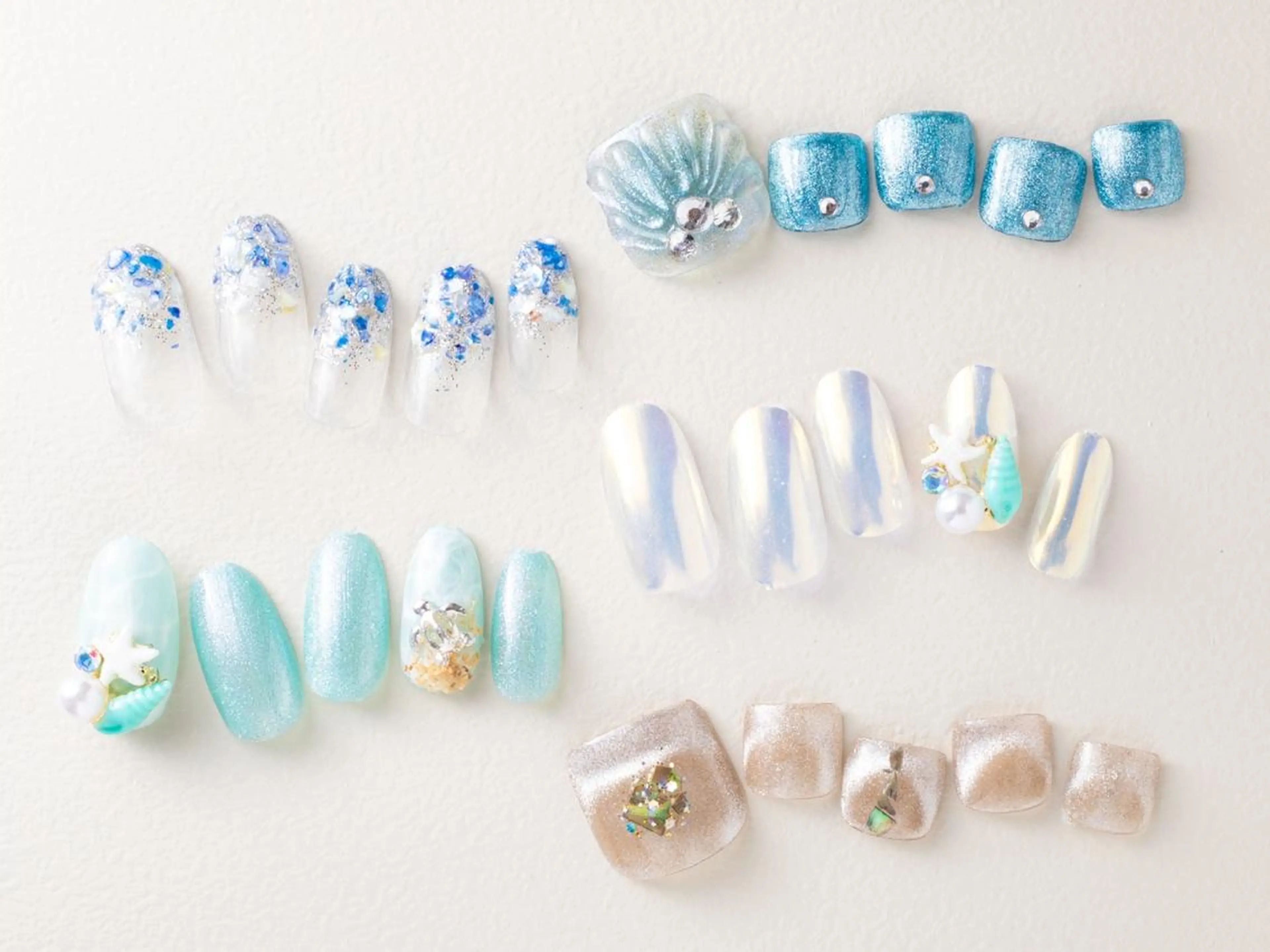 ネイル 桜ネイル 長さ出し フラッシュネイル フットネイル フレンチネイル ハンドネイル 💗🪽Tiary Nail🪽💗のネイルデザイン