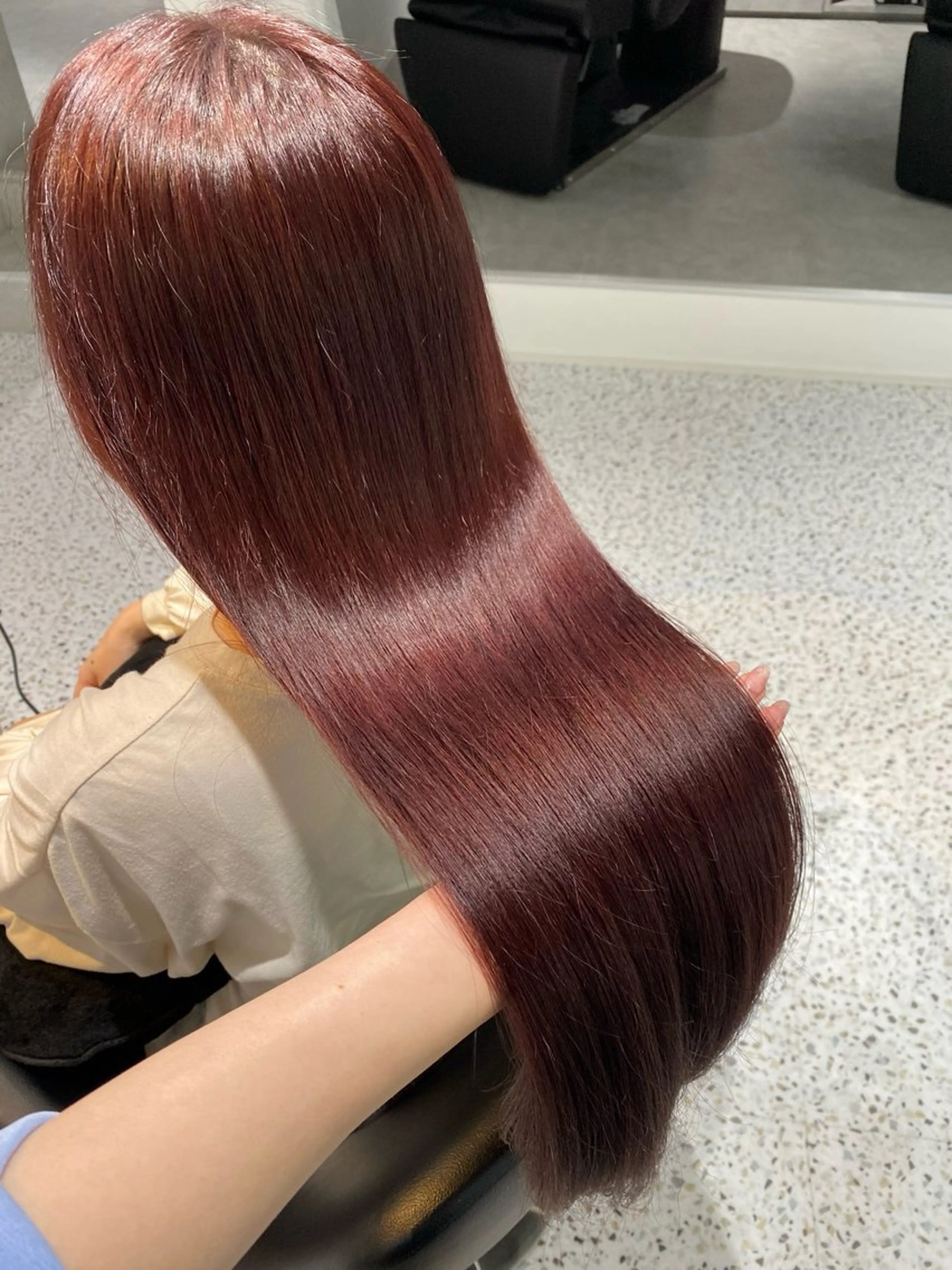 ロング カラー パーマ ヘアアレンジ メンズ キッズ ラベンダーカラー ピンクカラー ピンクラベンダー カット ヘアカラー Lumo所属・💖横浜ブリーチなし 💖MIHOのヘアスタイル