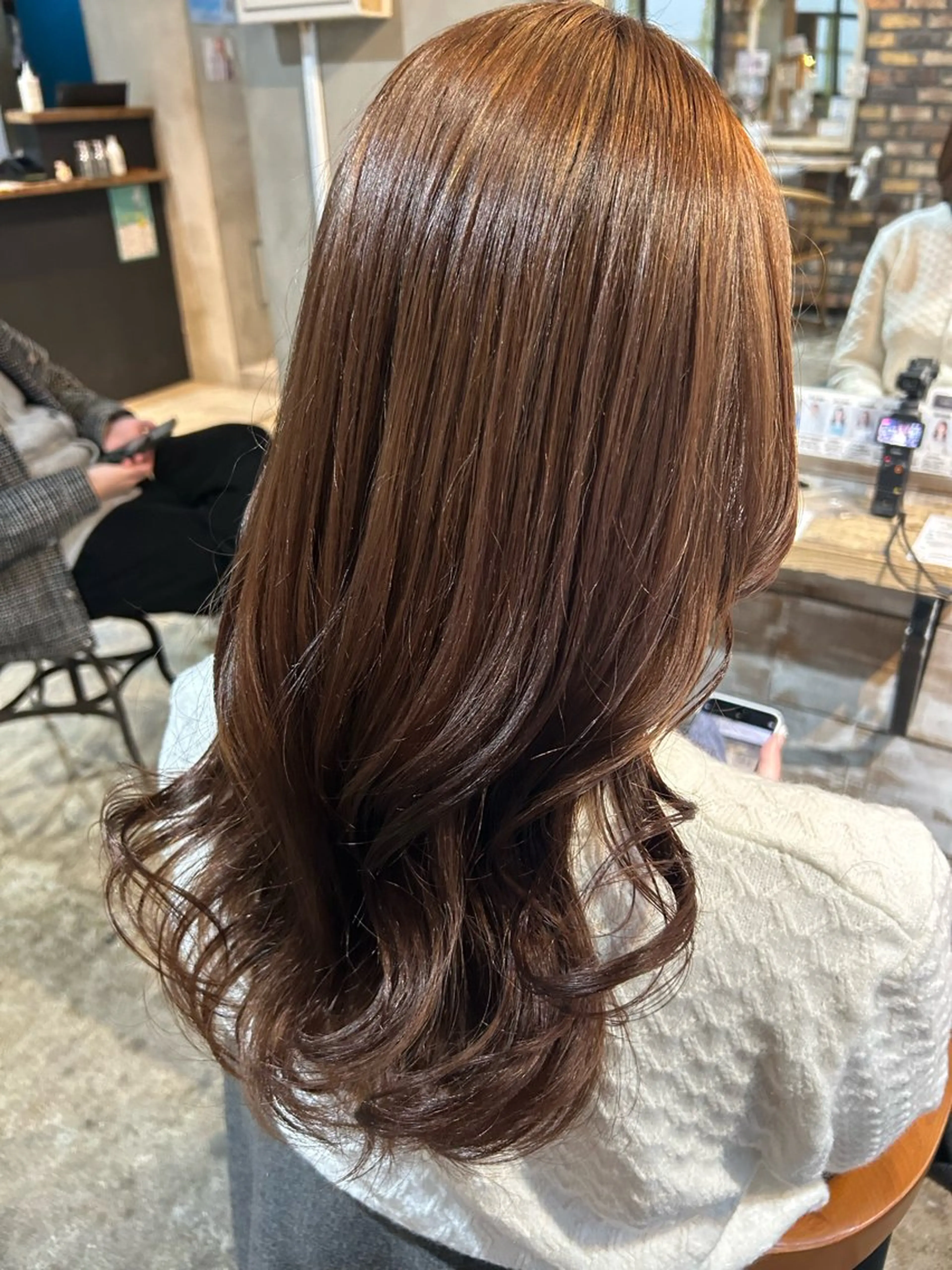 ロング カット ヘアカラー 福村 彩夏のヘアスタイル