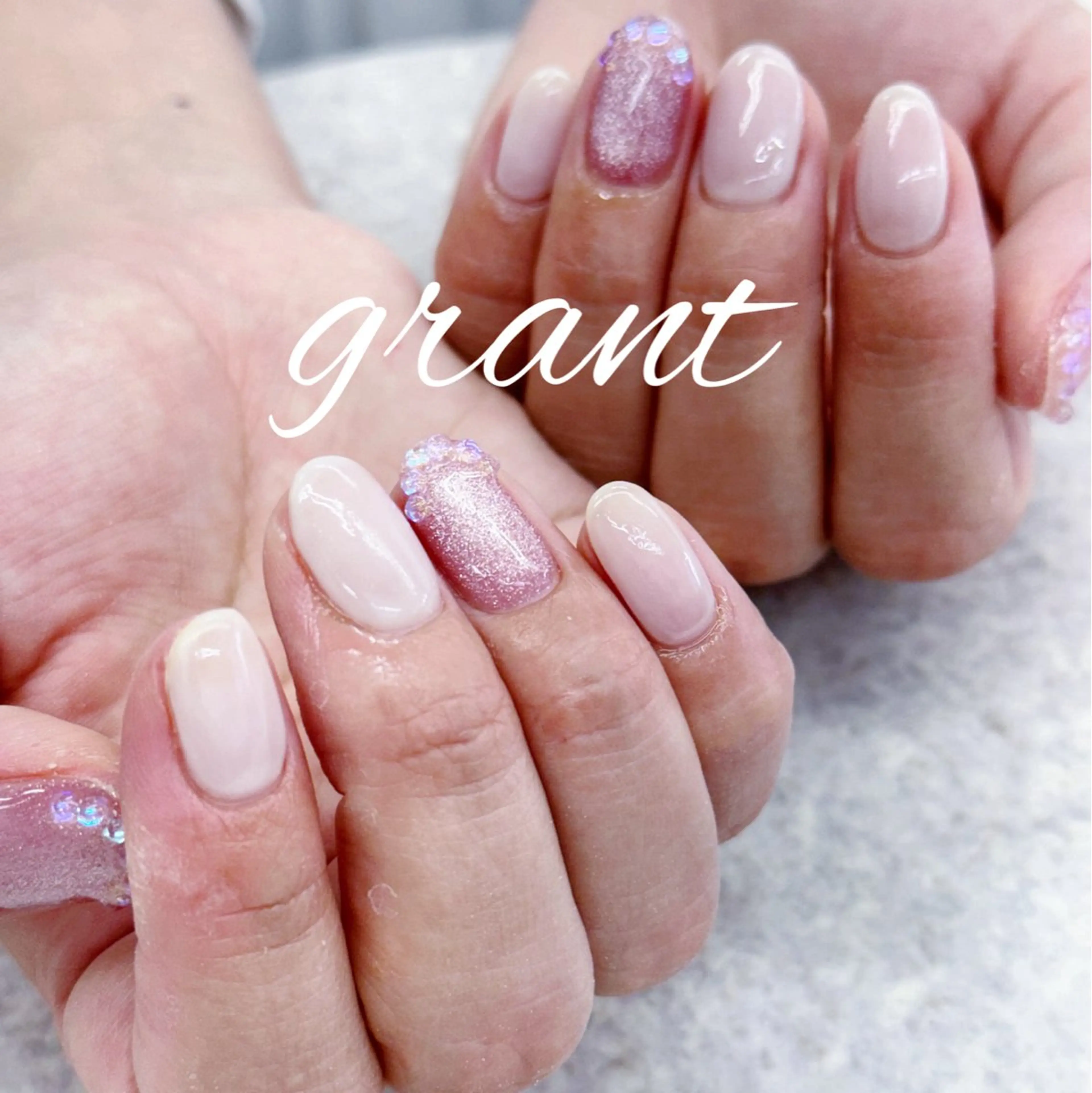 ネイル マグネットネイル オフィスネイル ハンドネイル nail salon grant所属・nailsalon grantのネイルデザイン