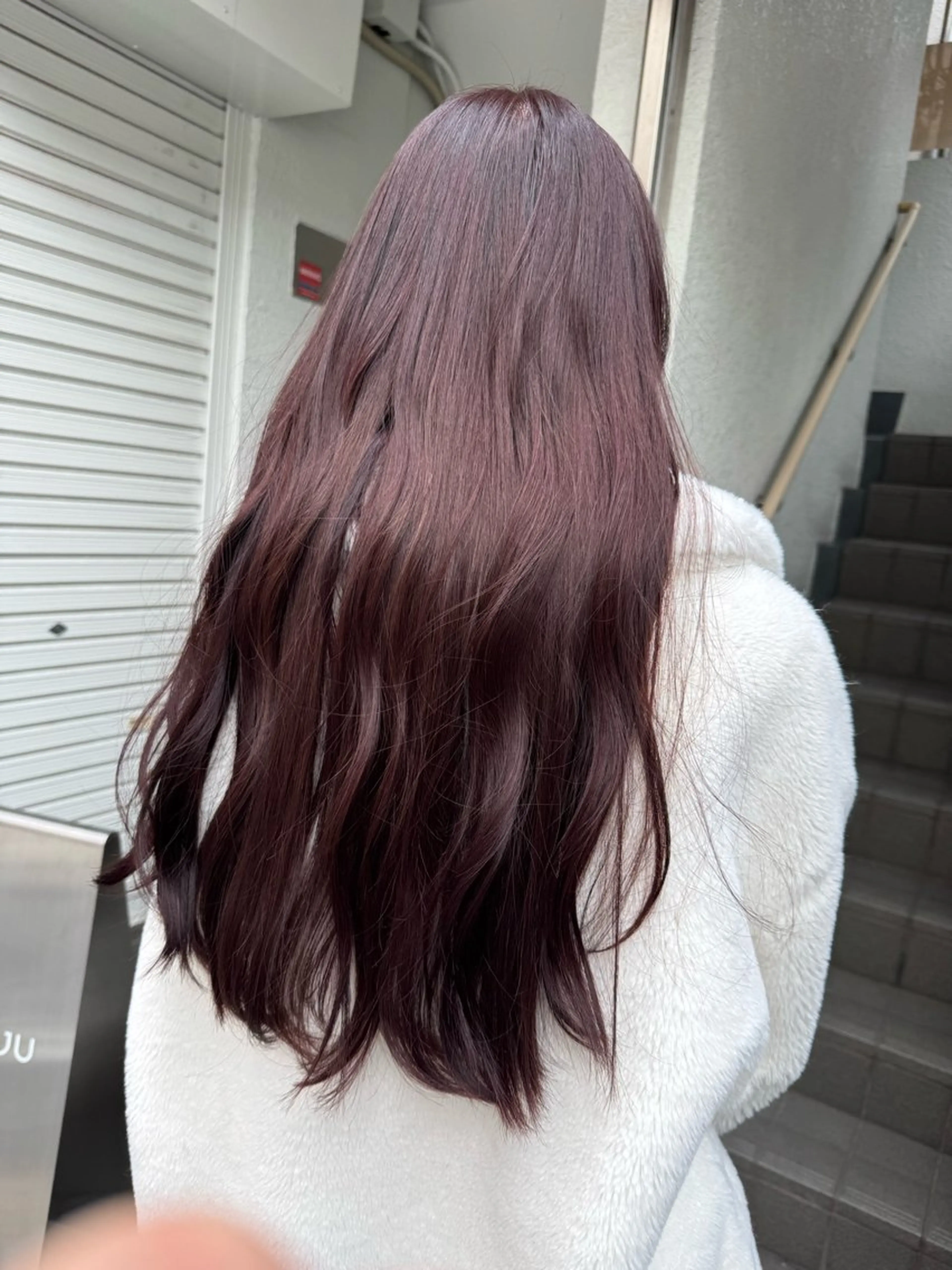 ロング カラー ブラウンカラー カシス ヘアカラー 透明感×レイヤーカッ ト🌼kiraraのヘアスタイル