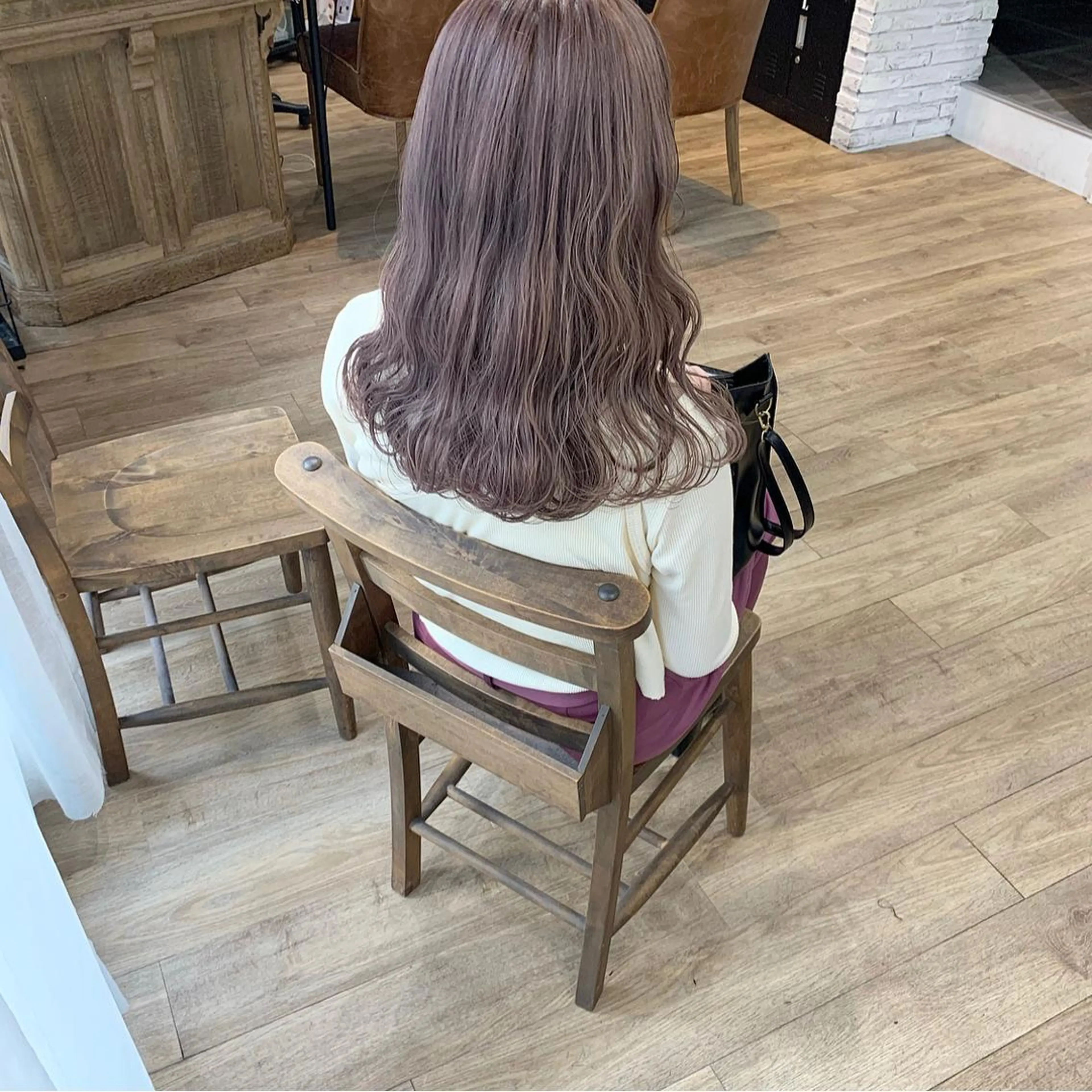 セミロング カラー ヘアカラー トリートメント レイヤー/顔周り /AKARIのヘアスタイル