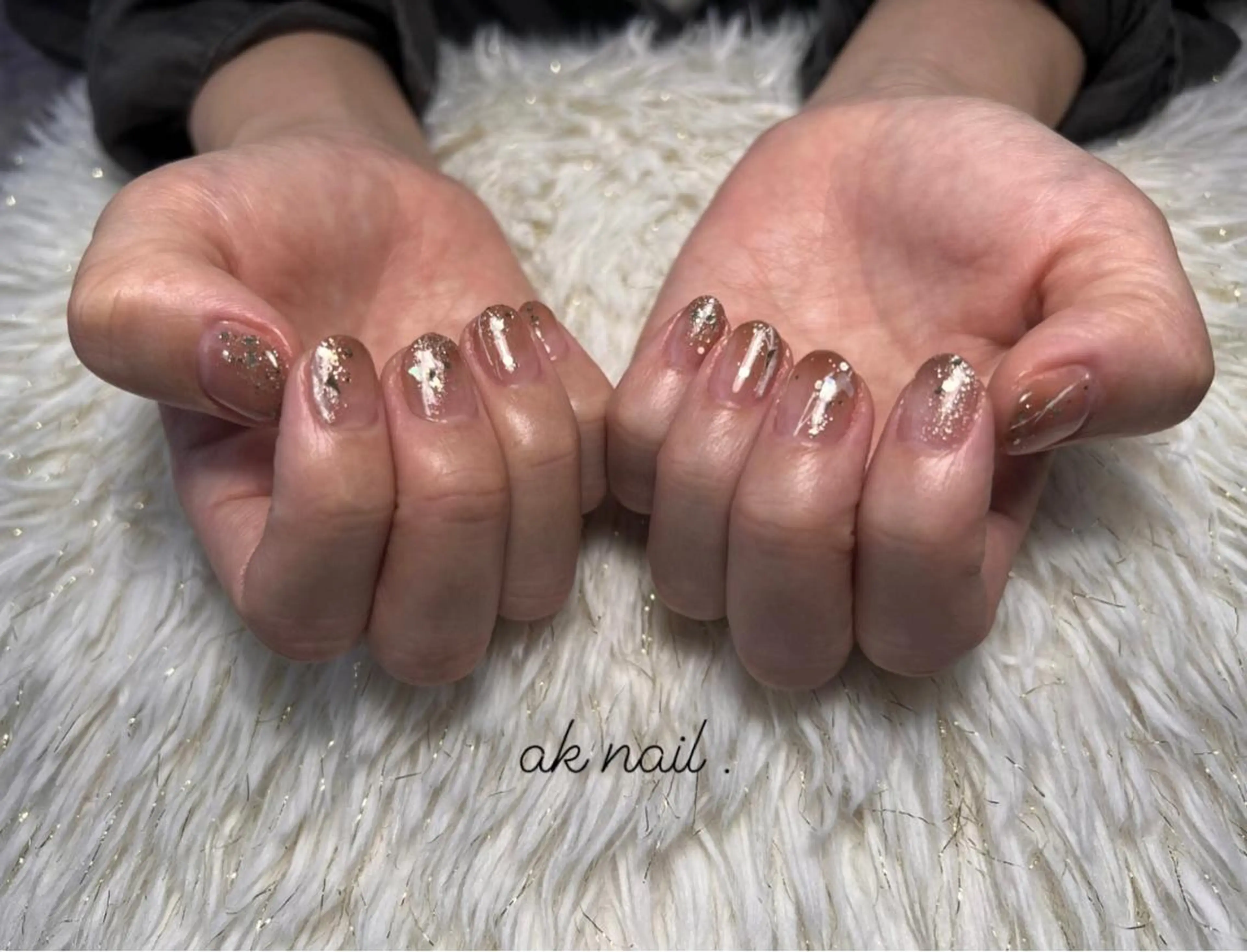 ショート ネイル ハンドネイル ak nail .のネイルデザイン