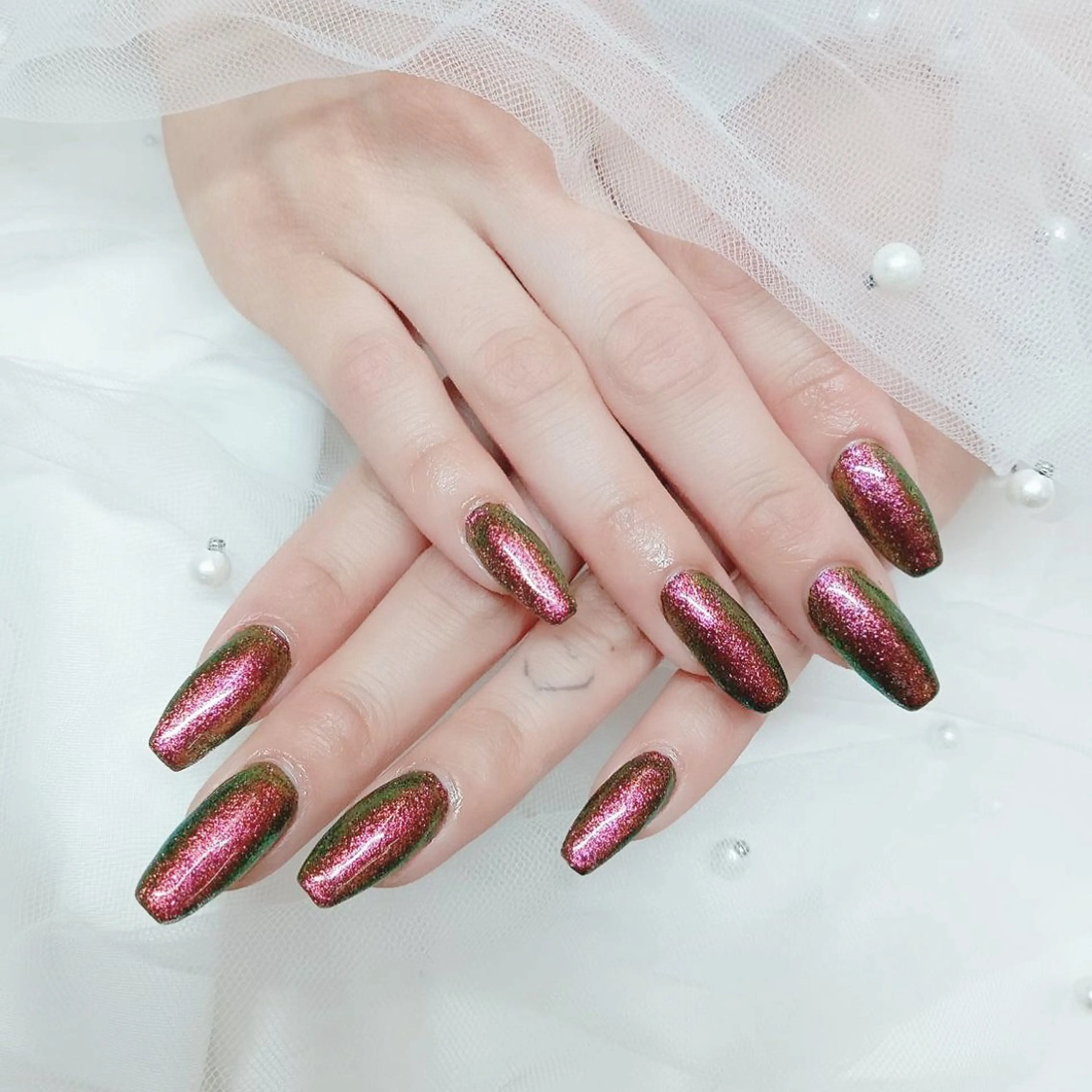 ご新規さま限定💖ハンド👣ワンカラー・ラメグラデーション（オフ込み）の写真