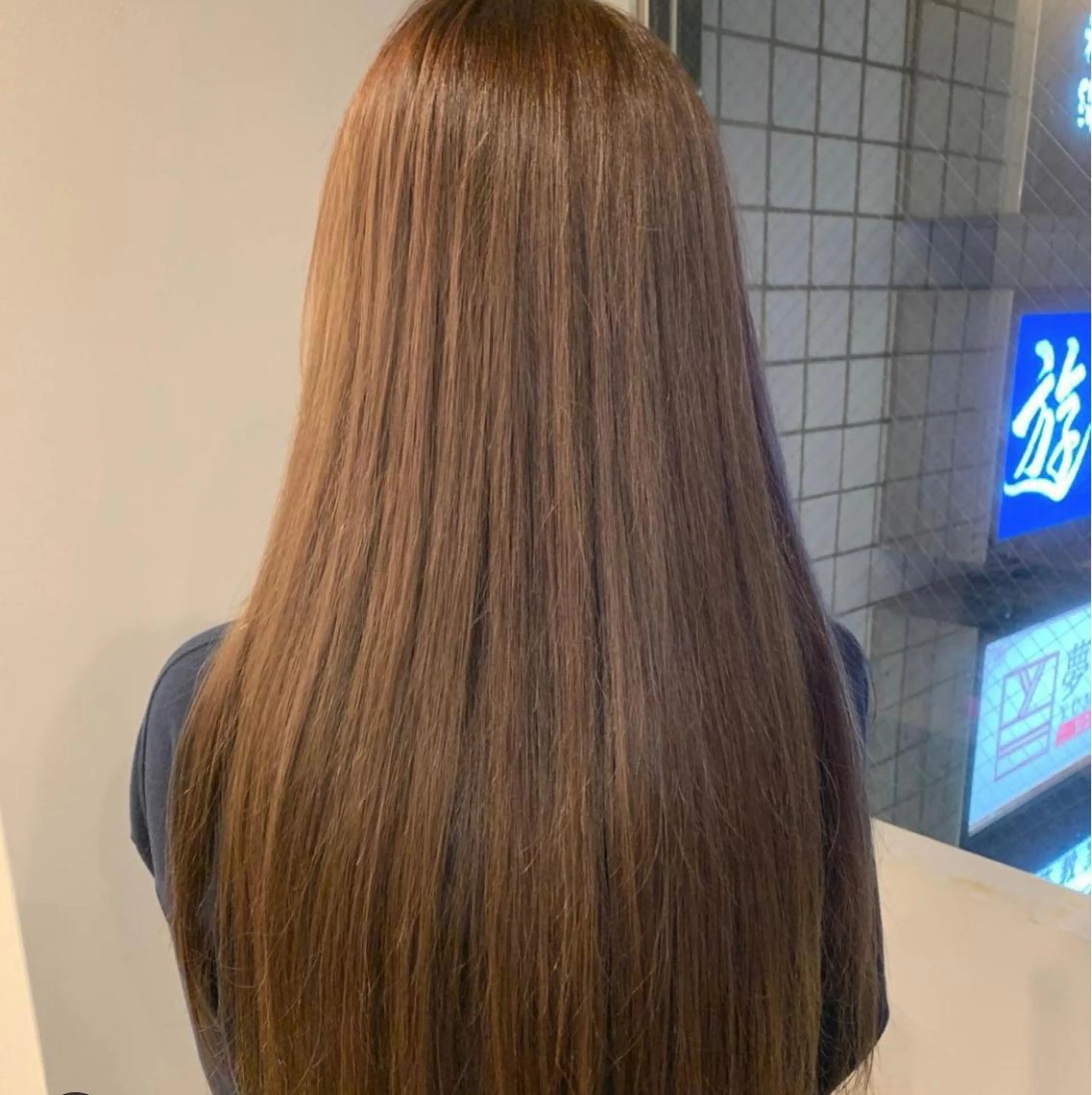 ロング カラー 人見知りさんでも安心 奥田 里佳子のヘアスタイル