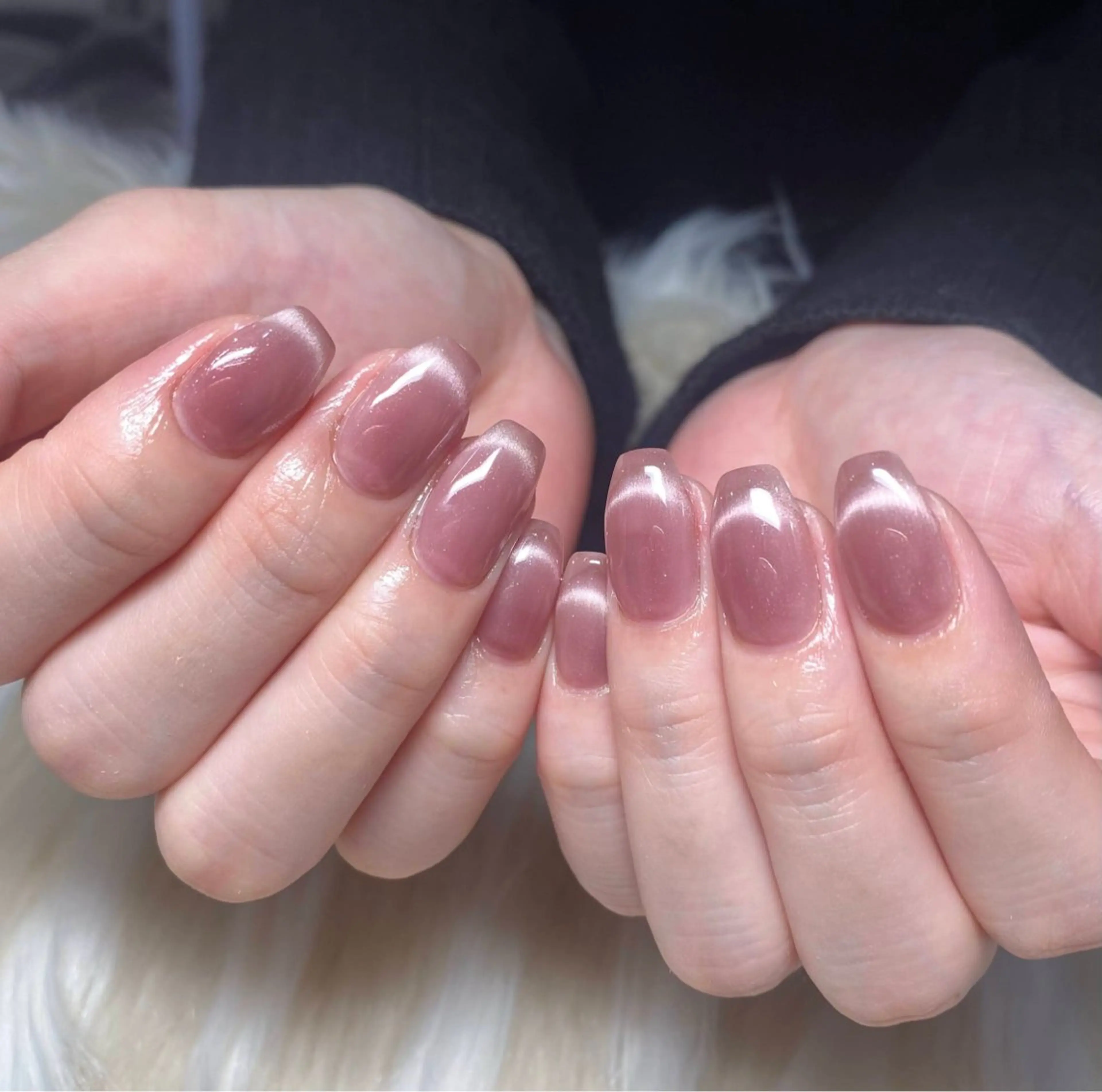 ネイル 長さ出し フレンチネイル ジェルネイル グラデーション 韓国ネイル ハンドネイル Nail&eye Belire 新宿のネイルデザイン
