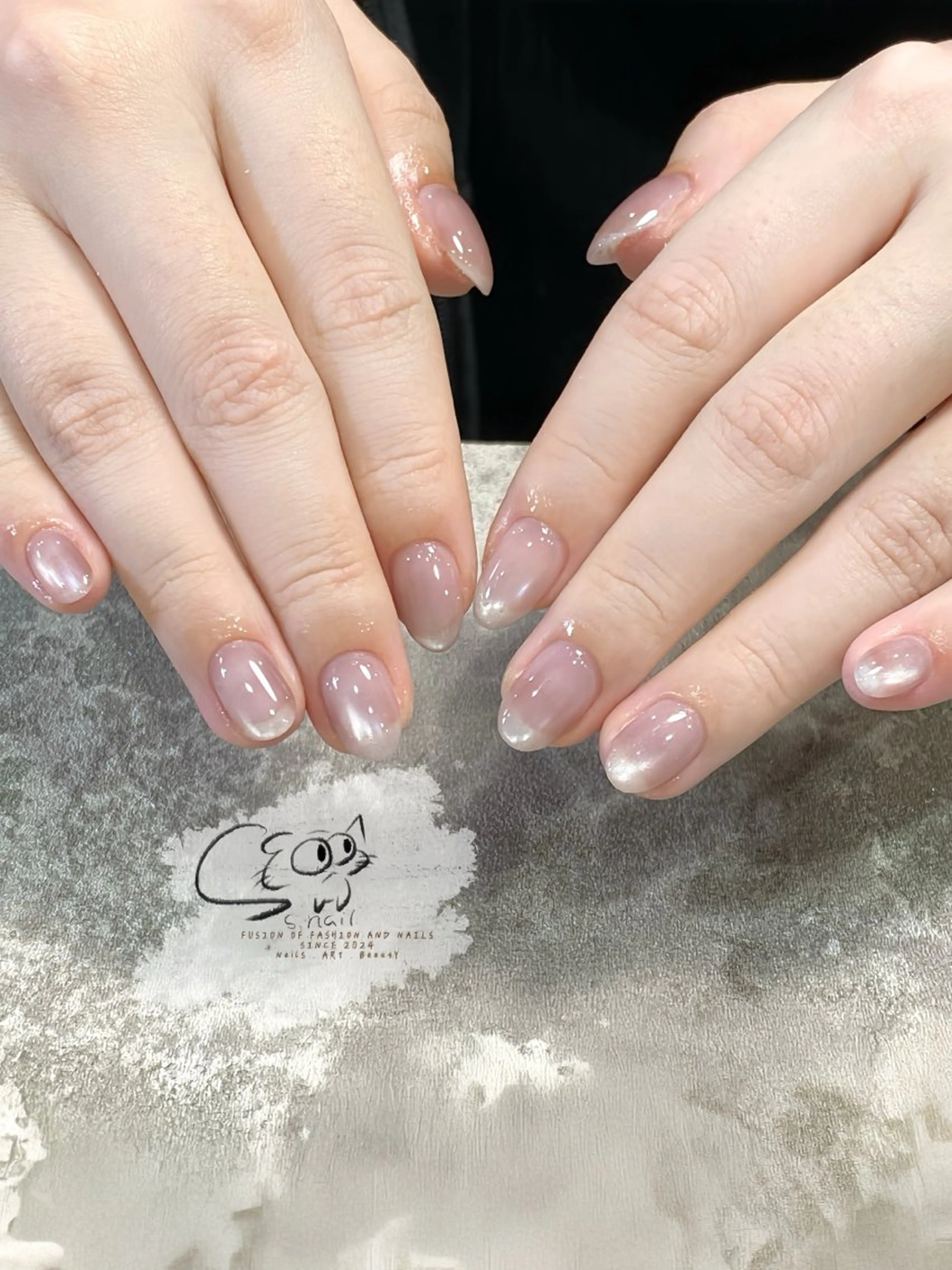 ネイル チークネイル フレンチネイル グラデーション マグネットネイル ワンカラーネイル ハンドネイル S.nail所属・S.nail _のネイルデザイン