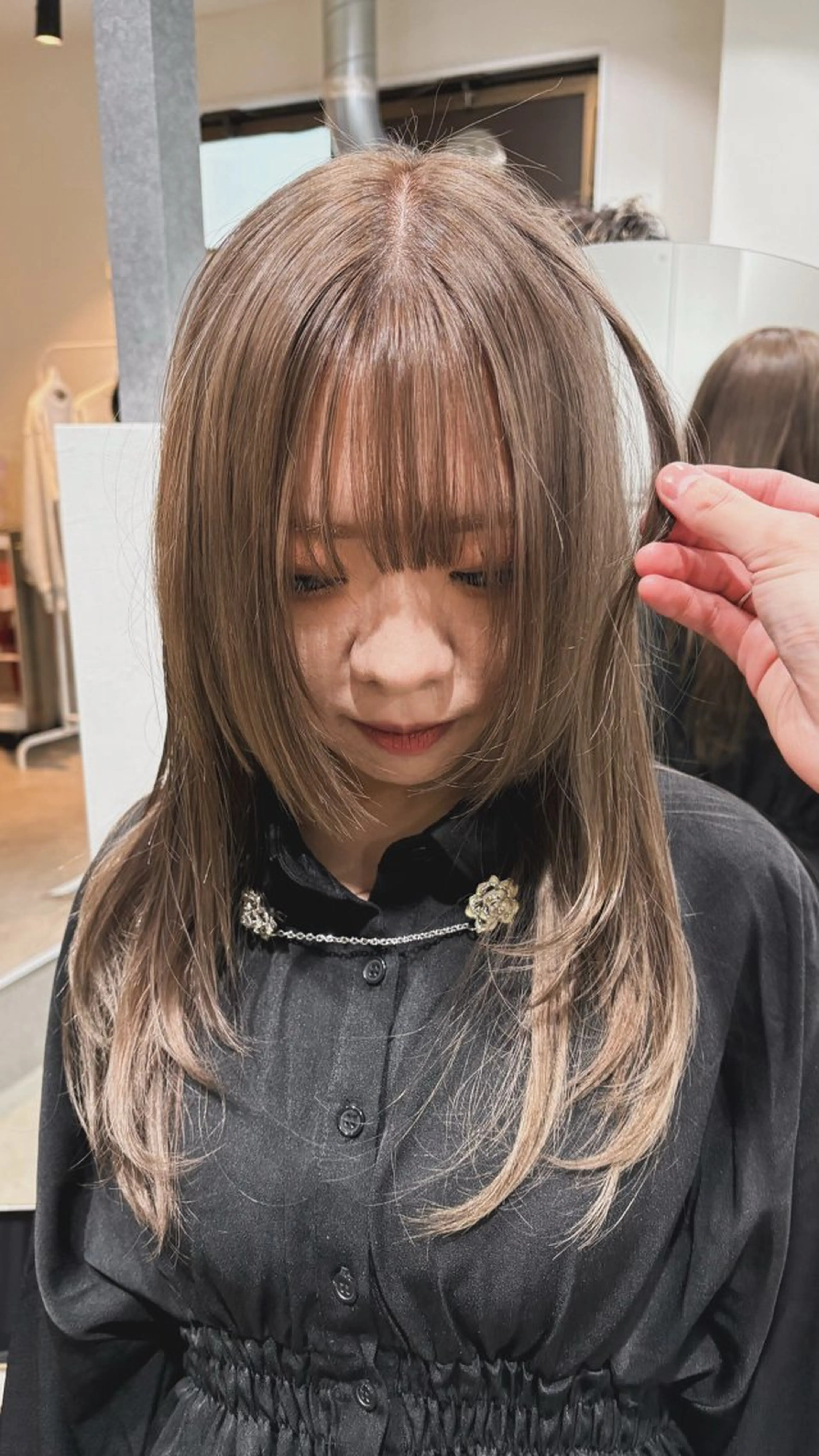 セミロング レイヤーカット ボブ/レイヤー /河内温太のヘアスタイル