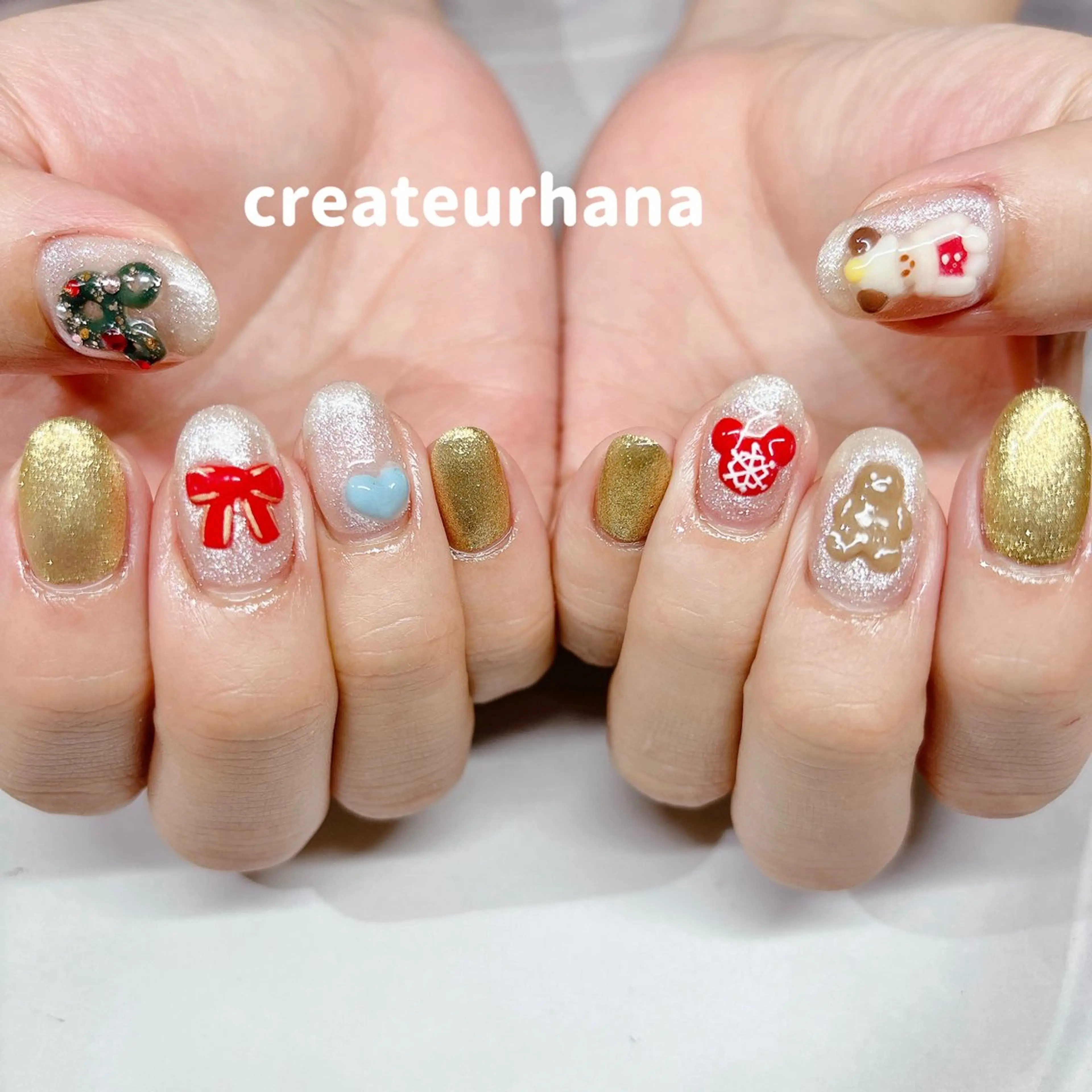 ネイル クレアトゥール華所属・クレアトゥール華 西村のネイルデザイン