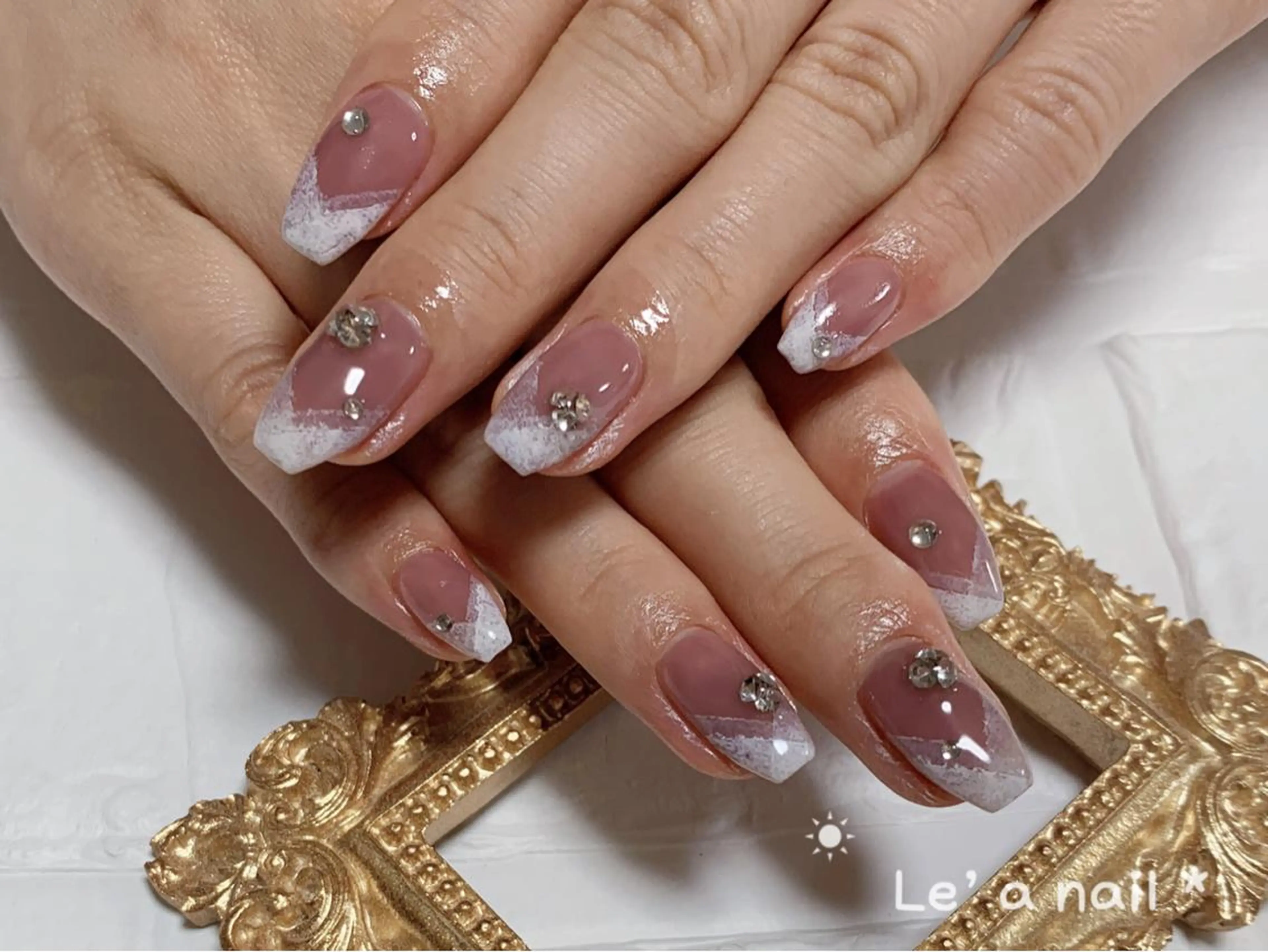 ショート カラー ネイル Lea NAILsalon所属・Le’a NailSalonのネイルデザイン
