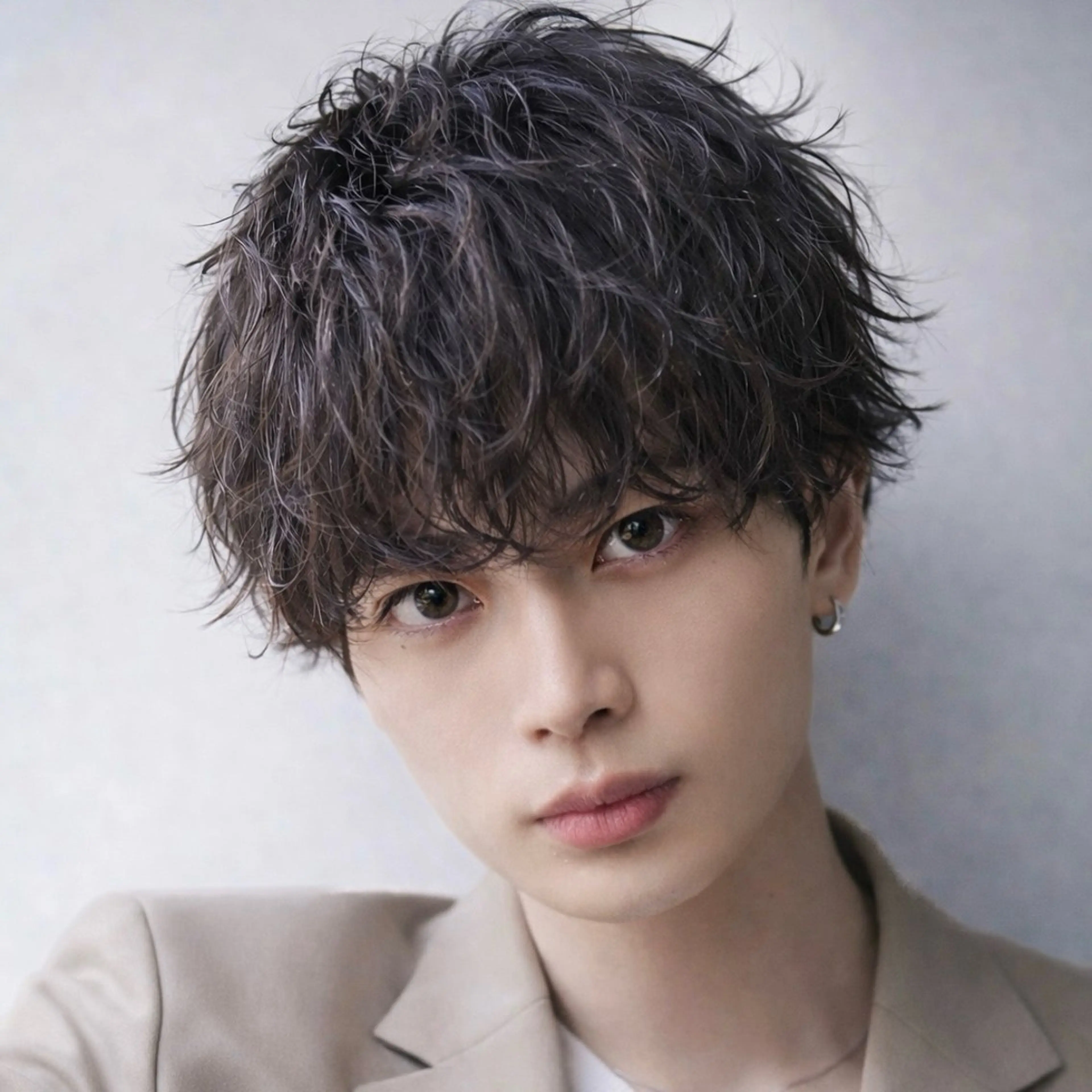 ミディアム パーマ カット パーマ Misaki 全国4位のヘアスタイル