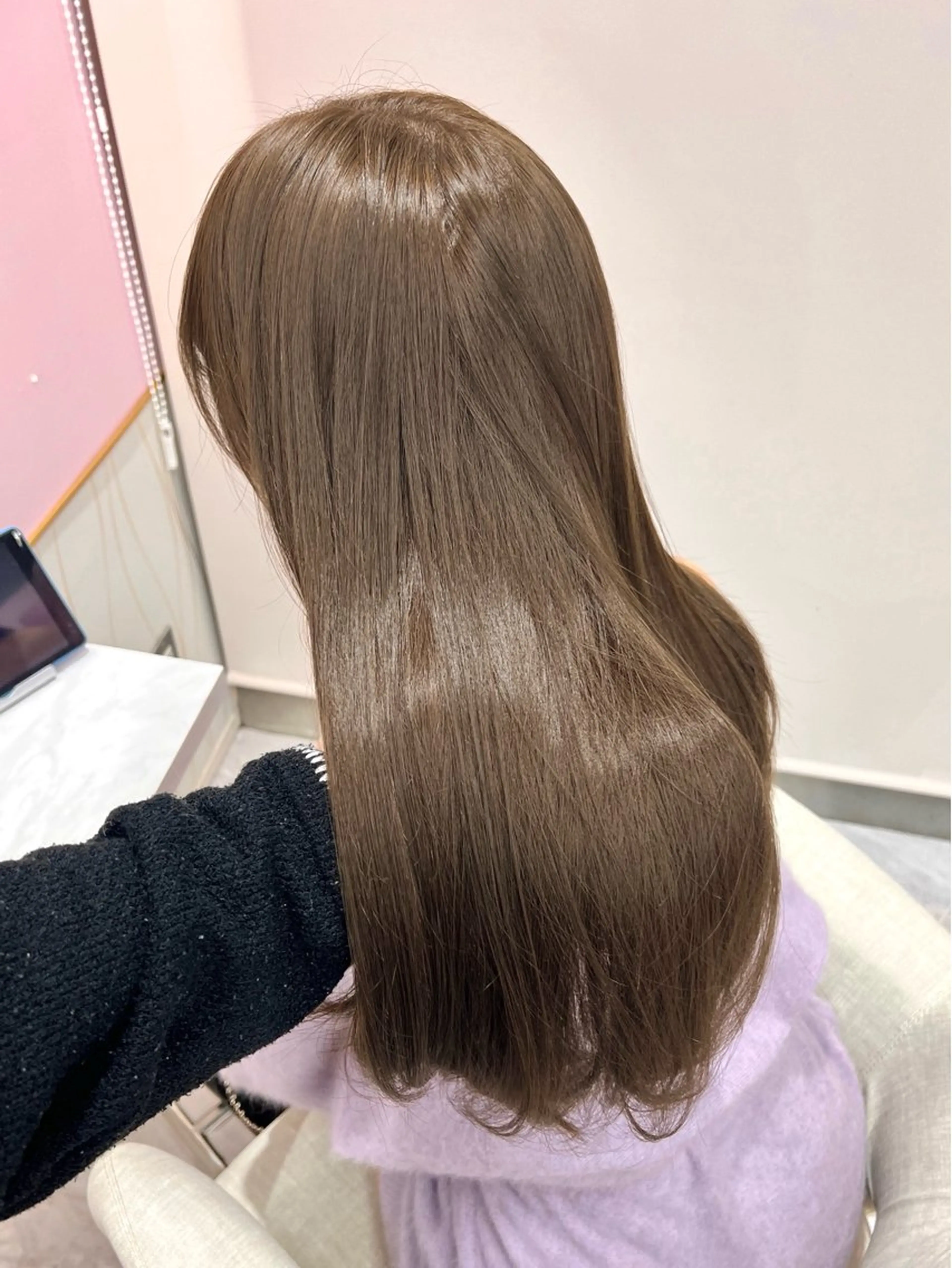 ロング 韓国/縮毛矯正/ カンタのヘアスタイル