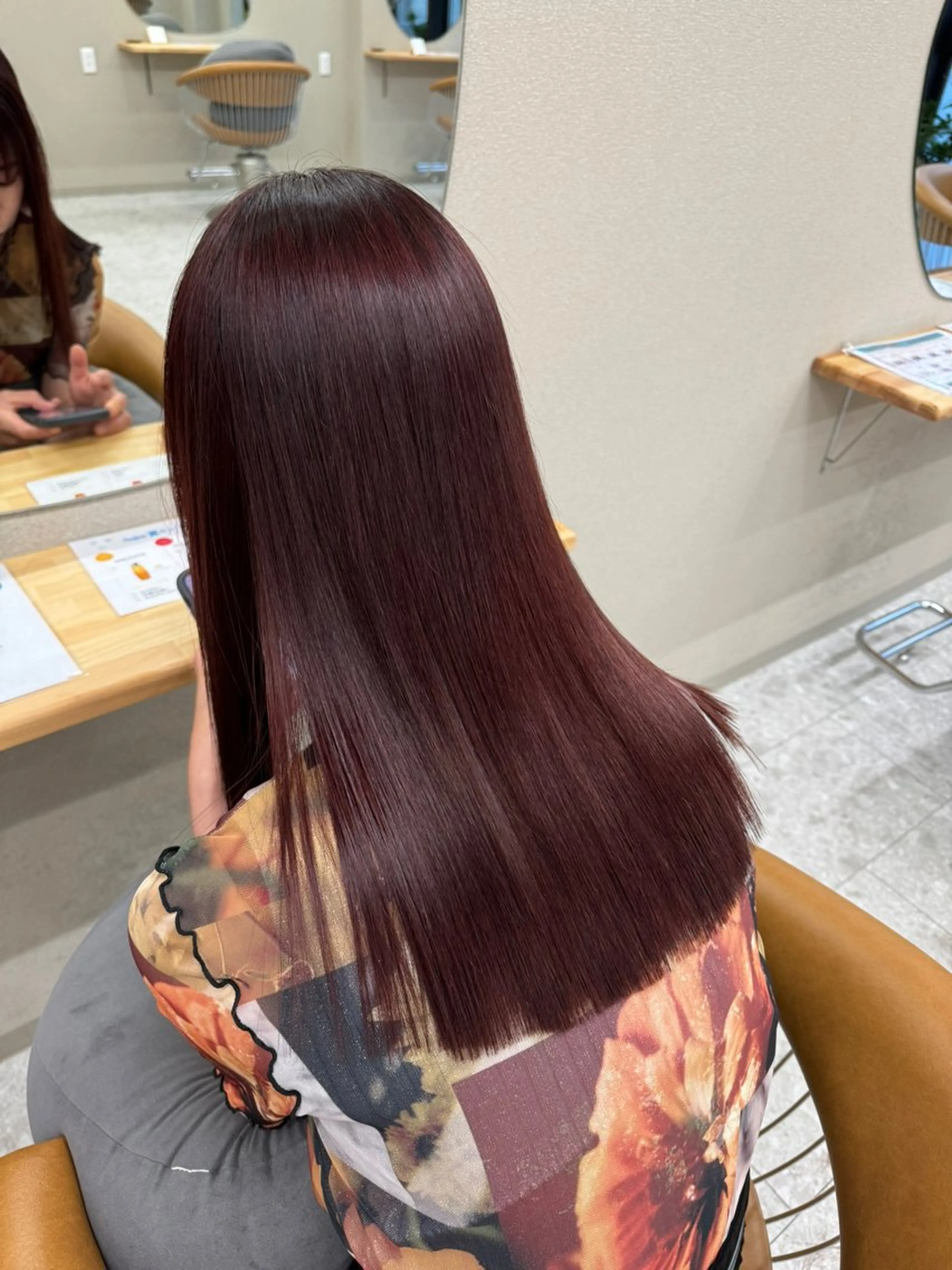 カラー ヘアカラー トリートメント 石橋 莉玖のヘアスタイル