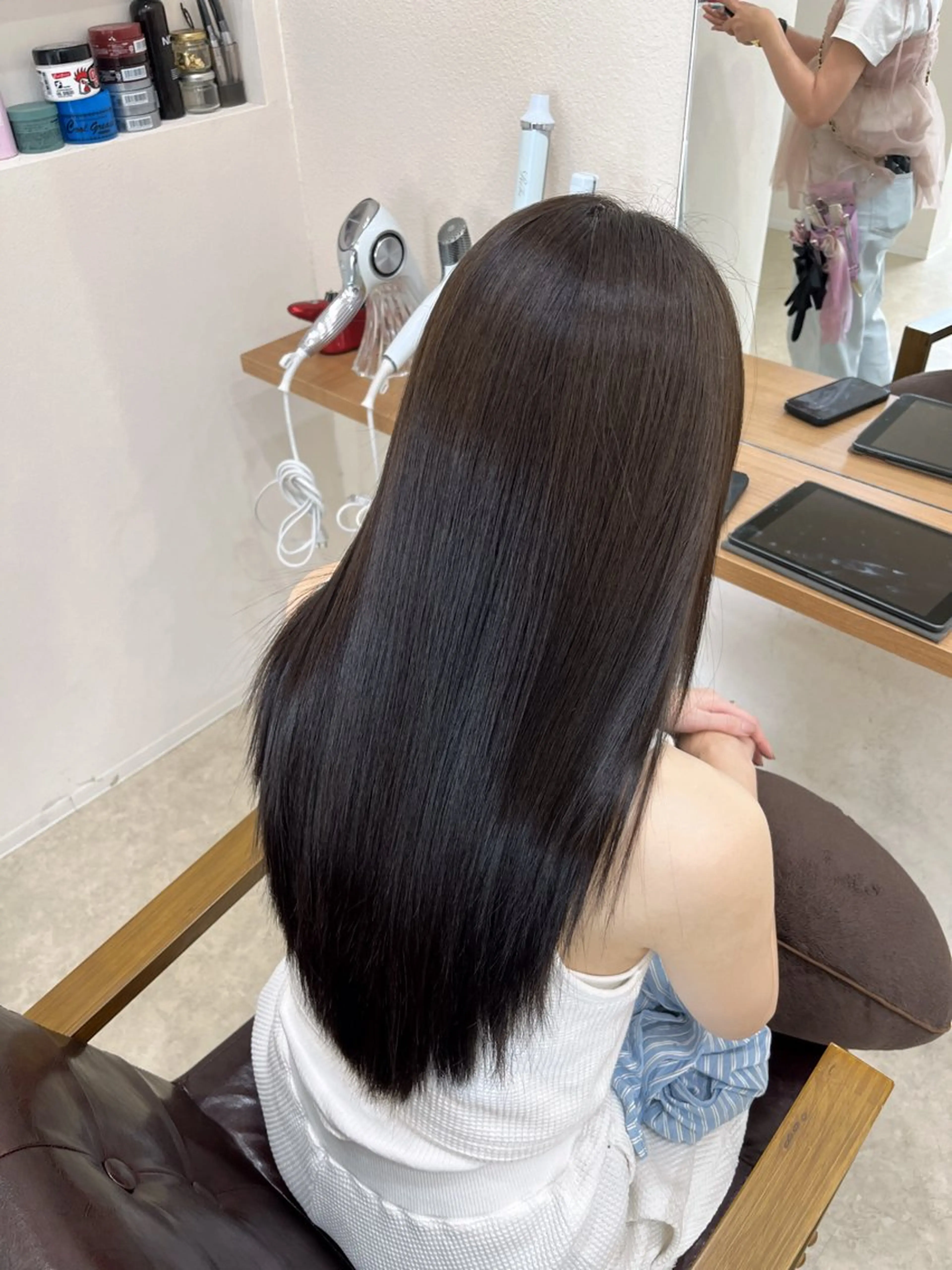 ロング カラー mei/艶髪/透明感 カラー/ヘアセットのヘアスタイル