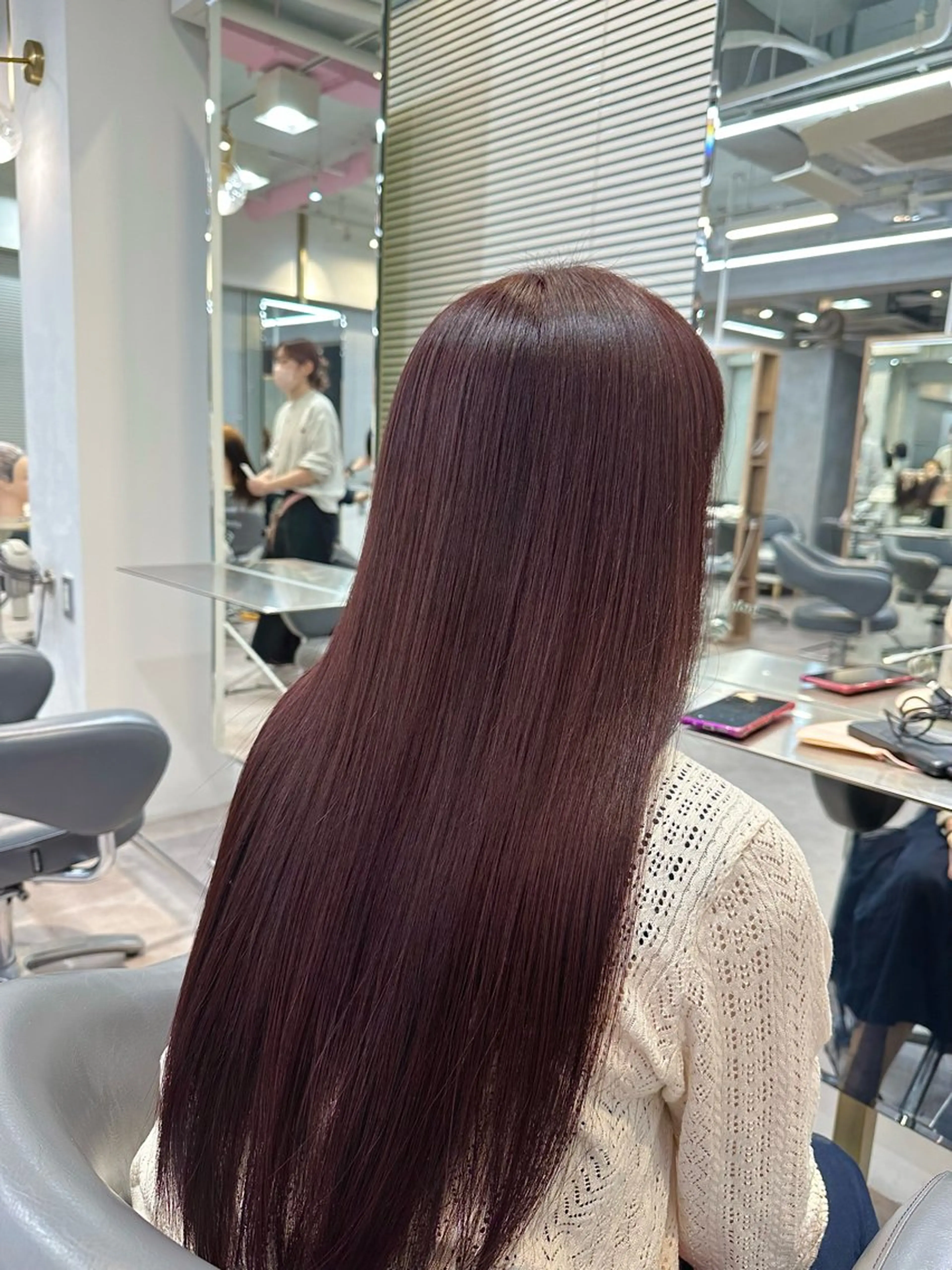 ロング ヘアカラー トリートメント HIROKI /メンズ/艶カラーのヘアスタイル