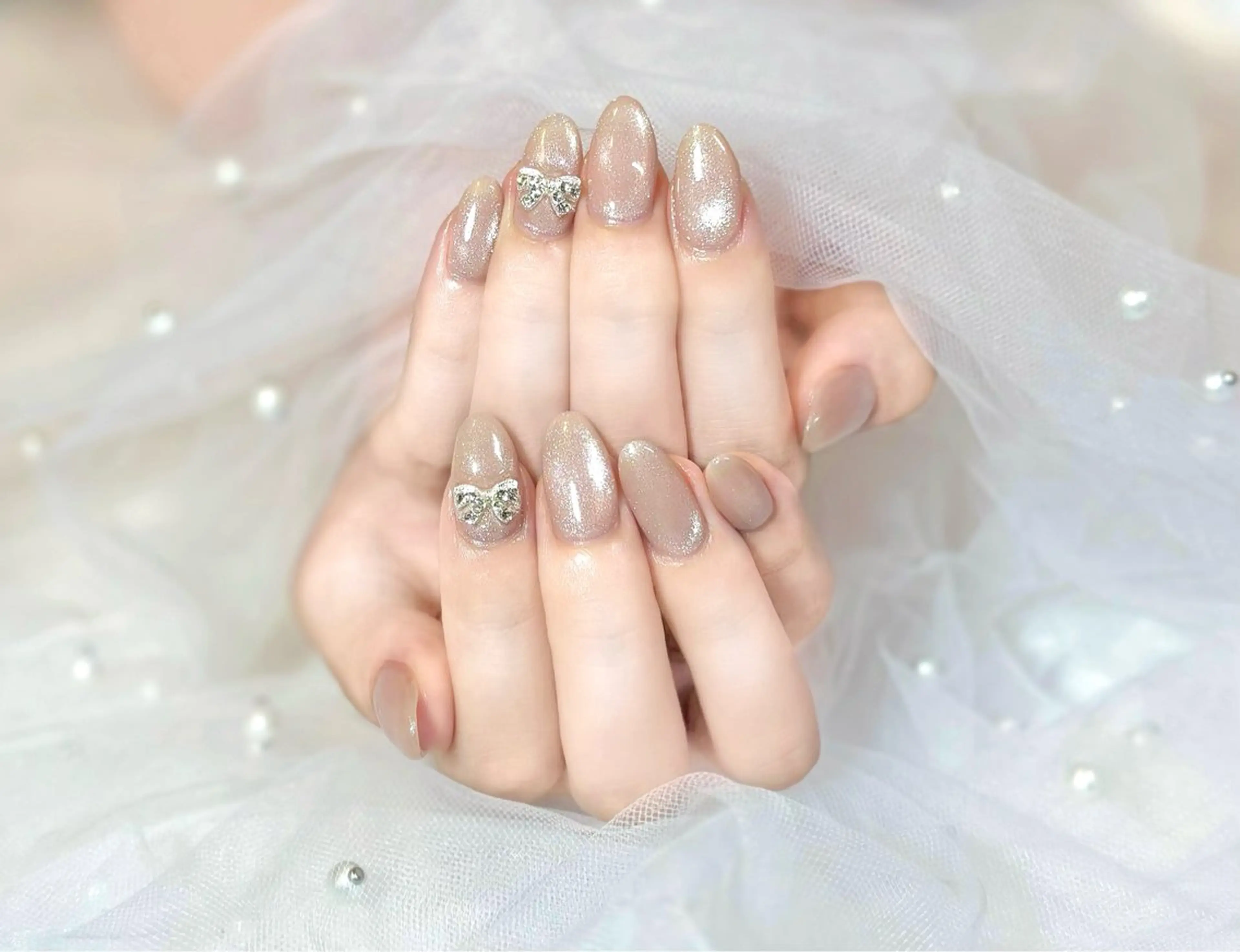 ネイル 韓国ネイル マグネットネイル オフィスネイル ワンカラーネイル ピンク Chat　noir所属・【chatnoir】 MIYUのネイルデザイン