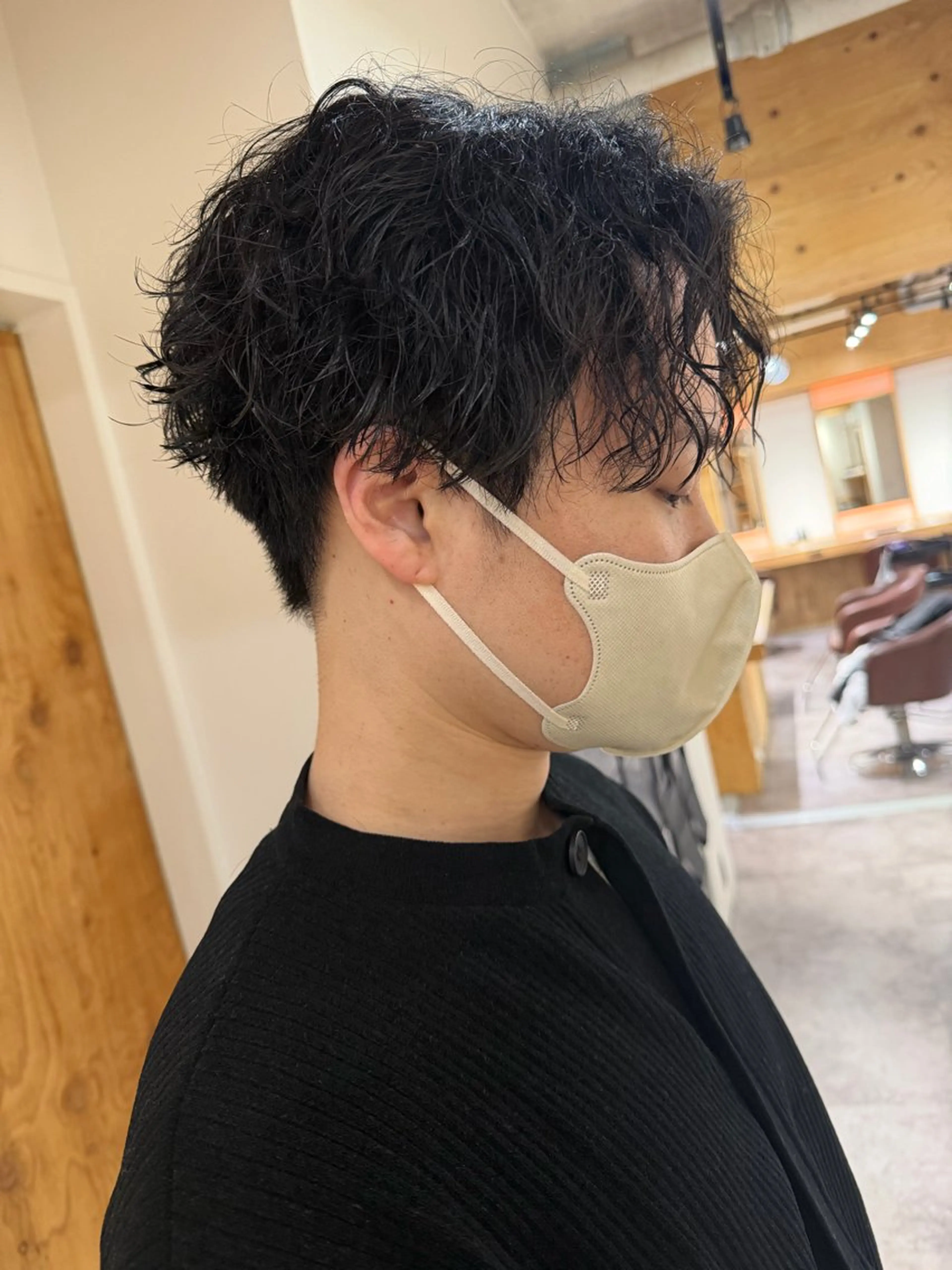 カラー パーマ メンズ パーマ特別価格🔥 宇宙のヘアスタイル