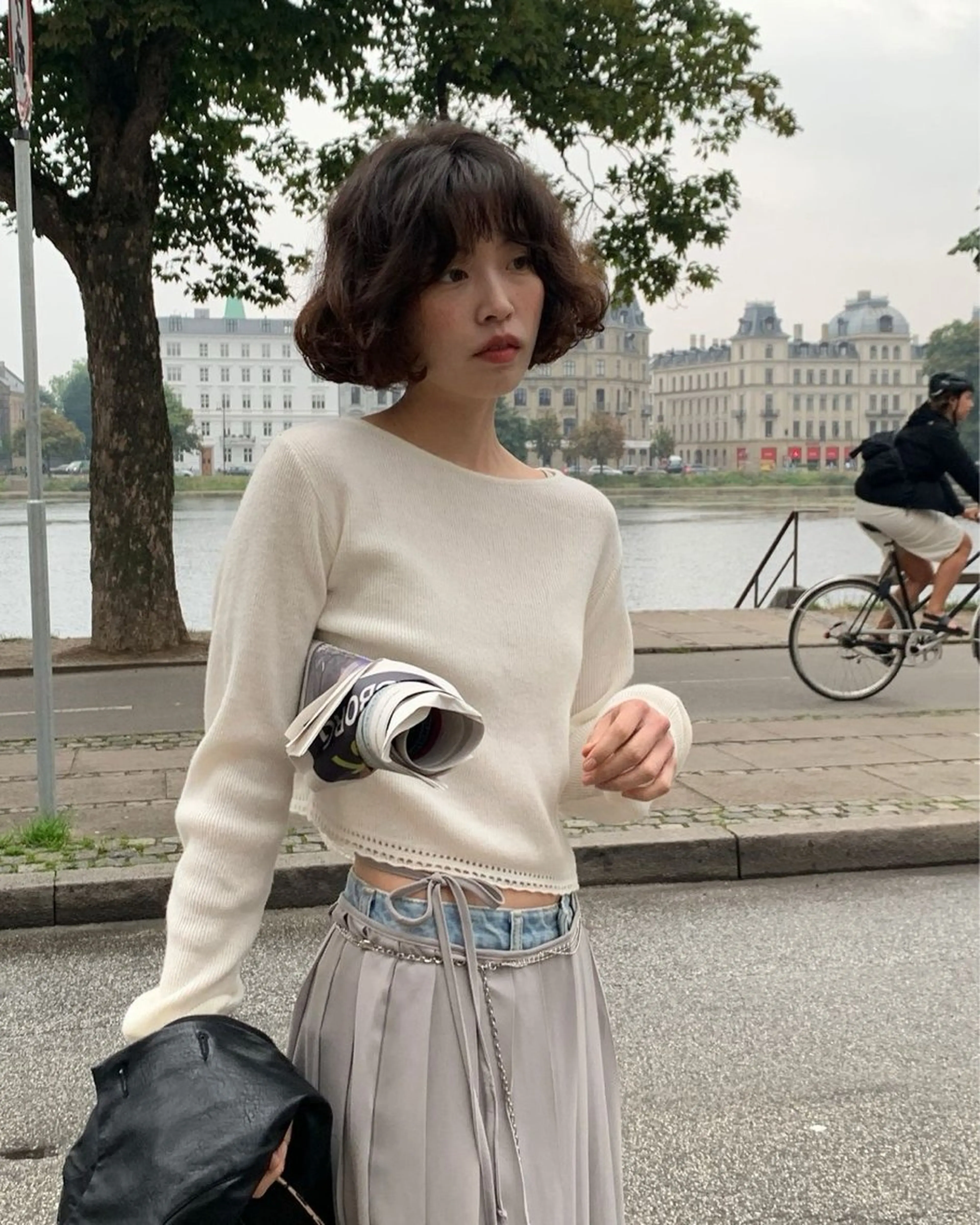 ミディアム パーマ カット パーマ お悩み解決パーマ hana🩰のヘアスタイル