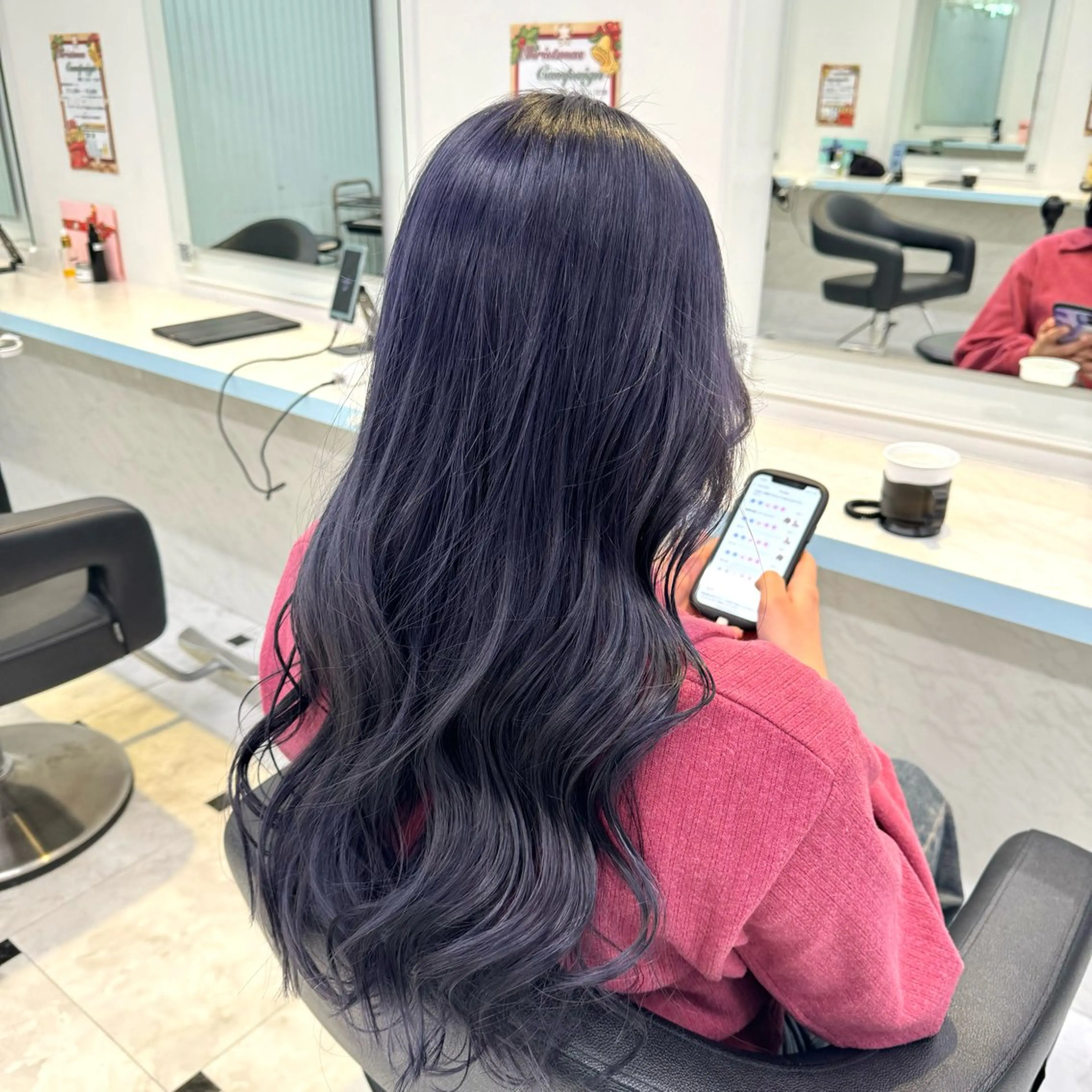 ロング カラー ヘアカラー トリートメント ヘッドスパ ヘアセット 暖色🩷透明感カラー ♡Maika♡のヘアスタイル