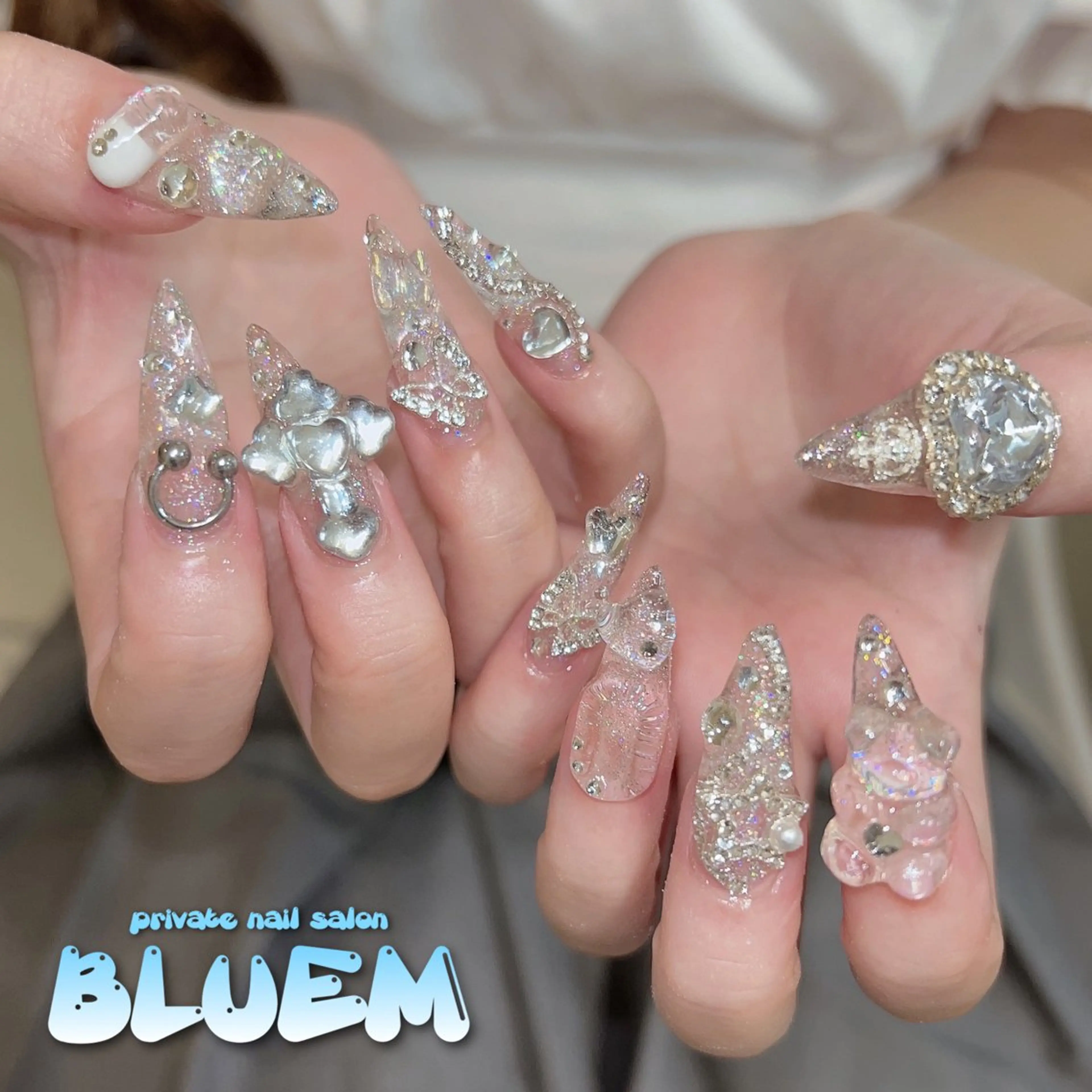 ネイル ハンドネイル BLUEM なな🐶のネイルデザイン