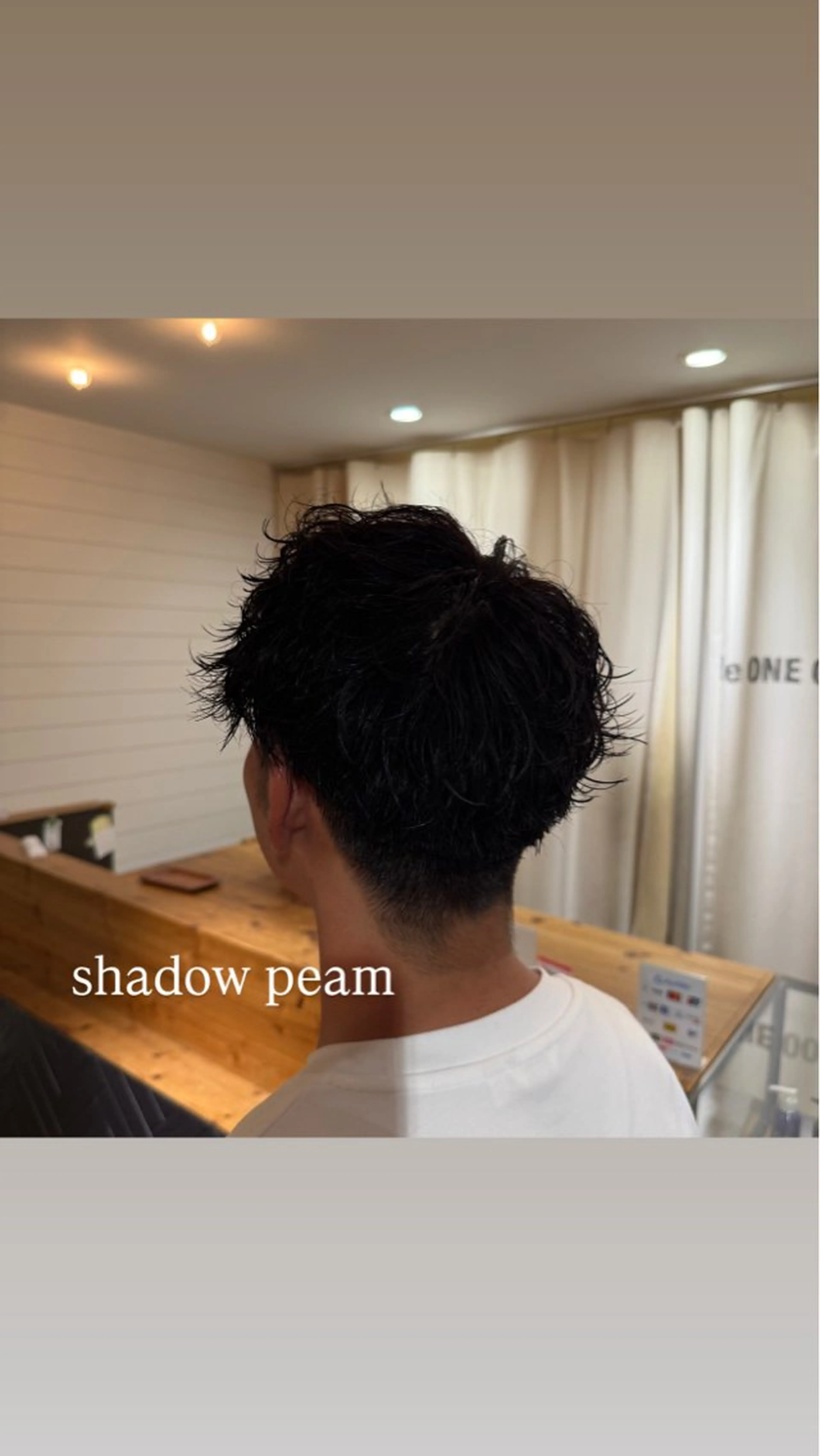 パーマ メンズ メンズパーマ シャドーパーマ 飯島 美海のヘアスタイル