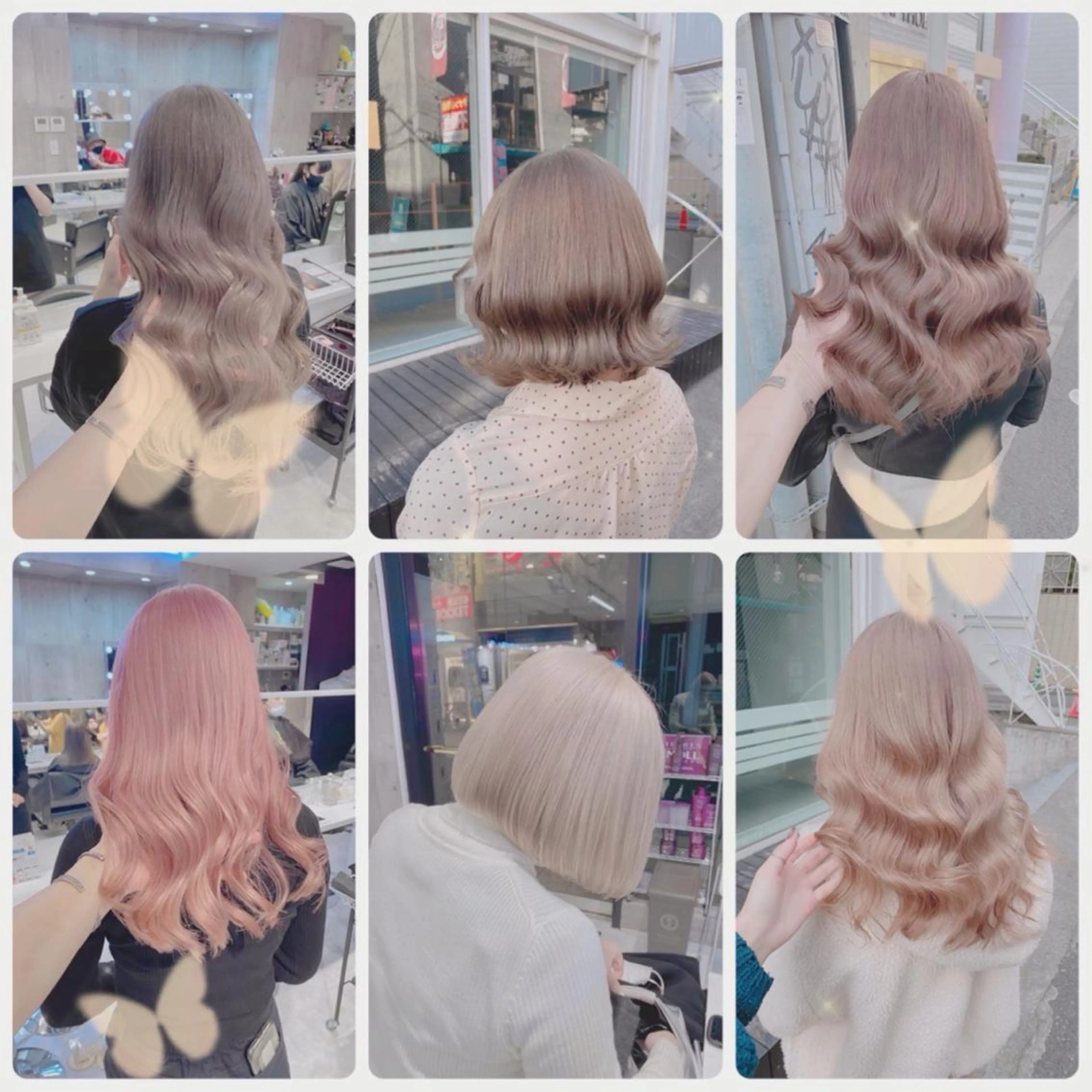 セミロング カラー アッシュ ベージュカラー ブリーチ ダブルカラー グレージュ カット ヘアカラー トリートメント 韓国ヘア特化💍 tiam💍ブリーチのヘアスタイル