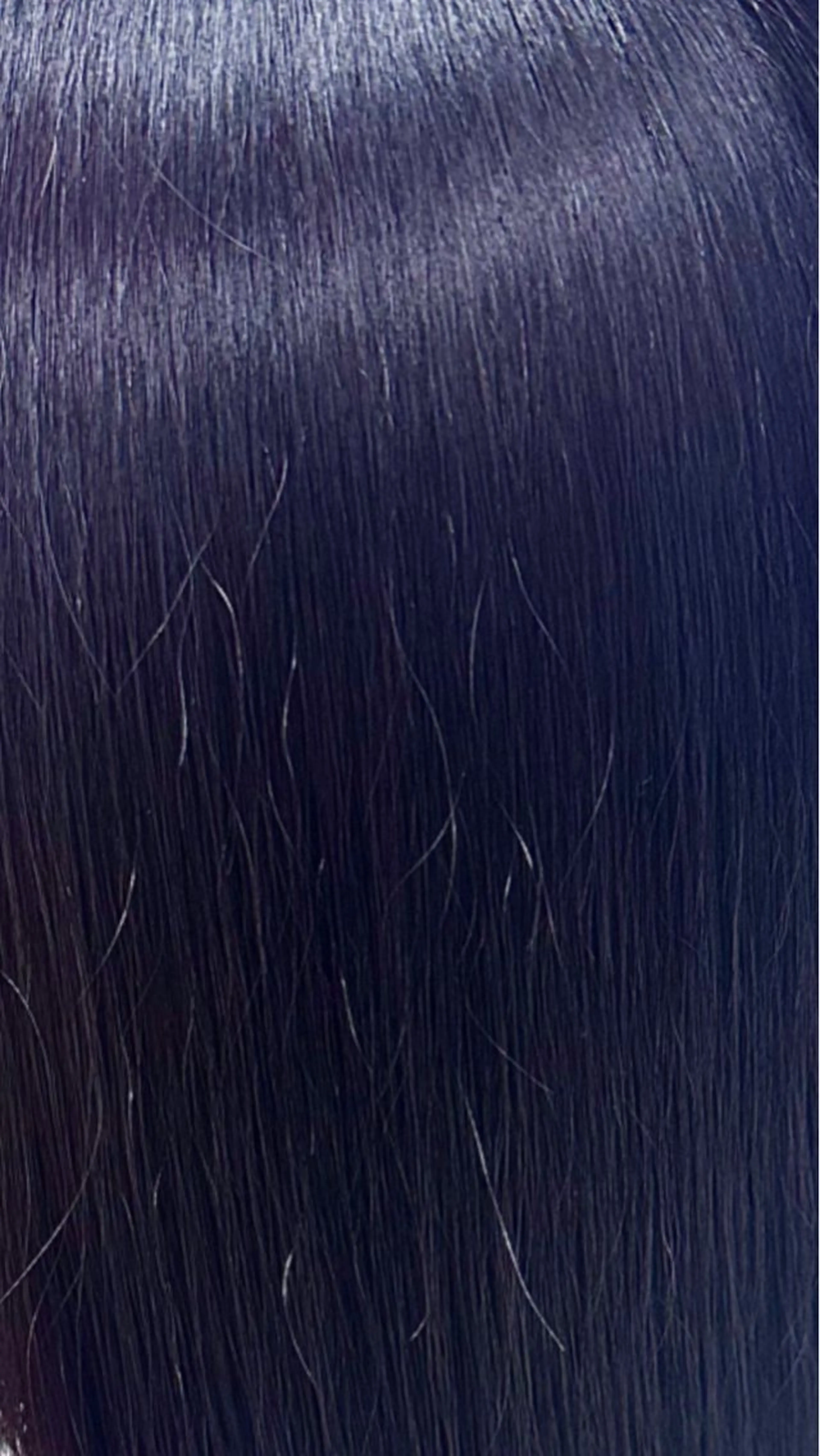 セミロング カラー ヘアアレンジ ブリーチ ディープパープル ダブルカラー ブリーチなしカラー パープルカラー JILL by charme所属・小山/透明感カラー/ レイヤー/中茎涼太のヘアスタイル