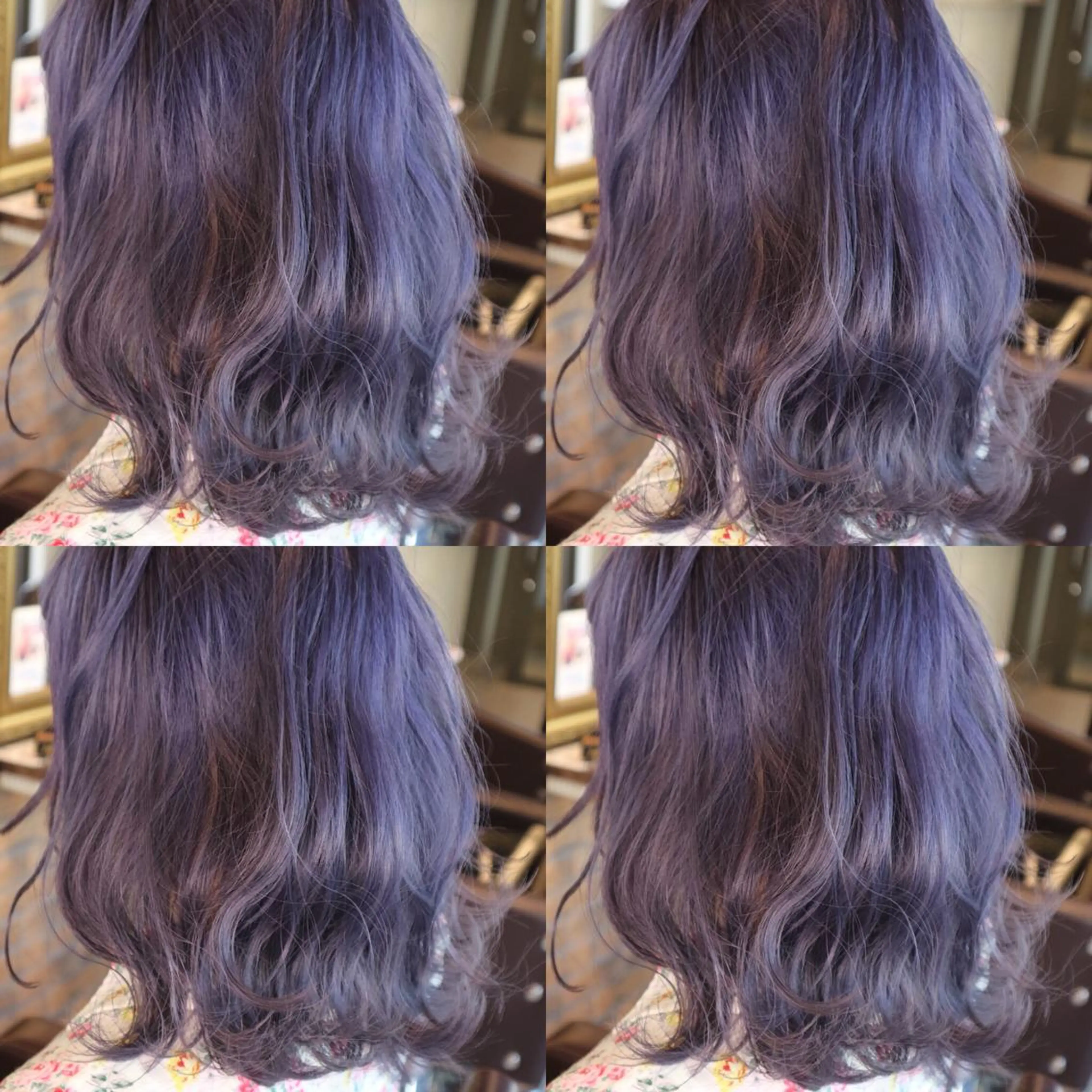 ショート カラー アッシュ ラベンダーカラー ラベンダーアッシュ ヘアカラー JILBLAN京都 ショート/ハイライトのヘアスタイル