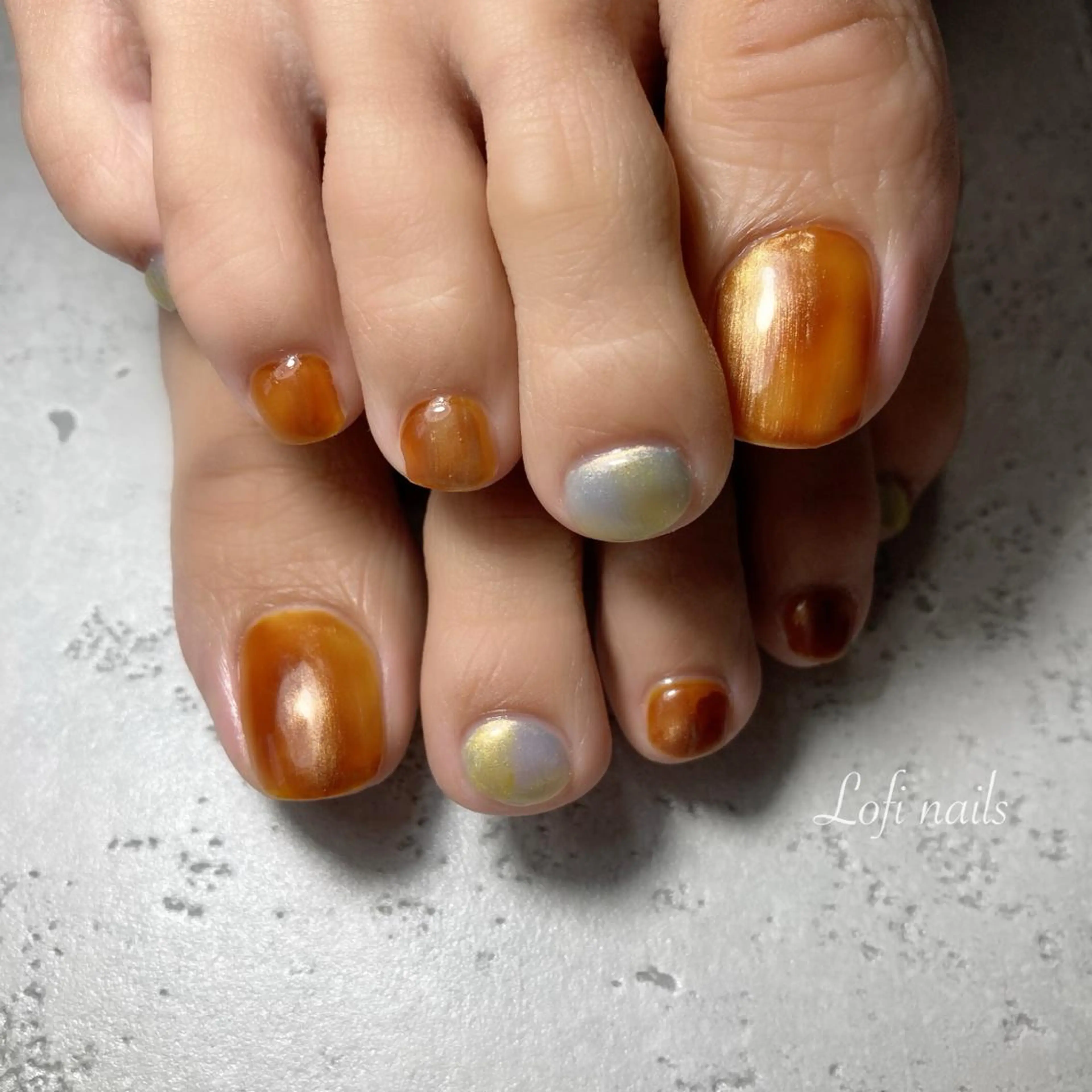 ネイル ニュアンスネイル Lofi nails ゆきこのネイルデザイン