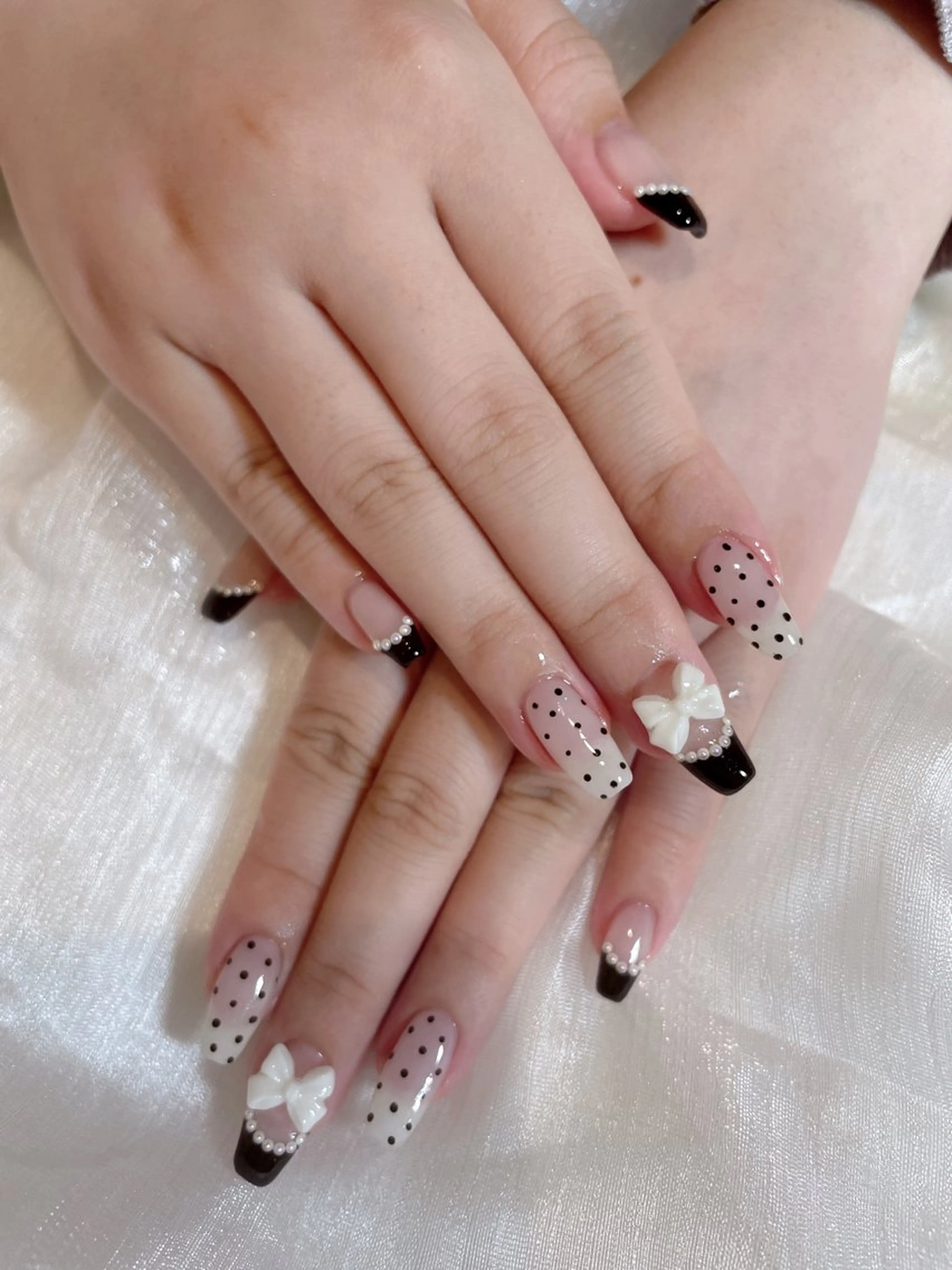 チップ長さ出し、シンプルデザインコースの写真