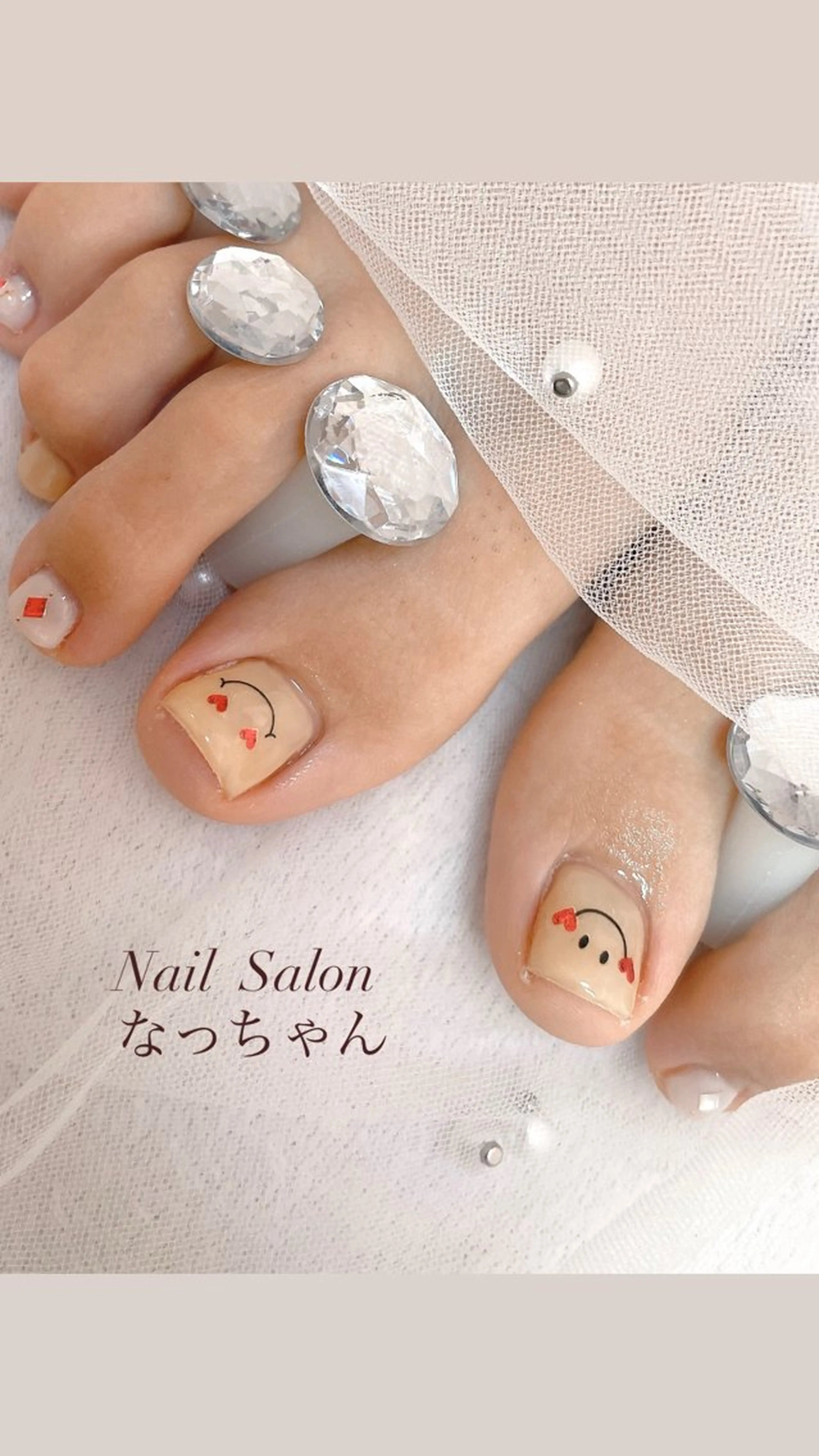 ネイル フットネイル ジェルネイル 持ち込み なっちゃん所属・ネイルサロン なっちゃん(古千谷)のネイルデザイン