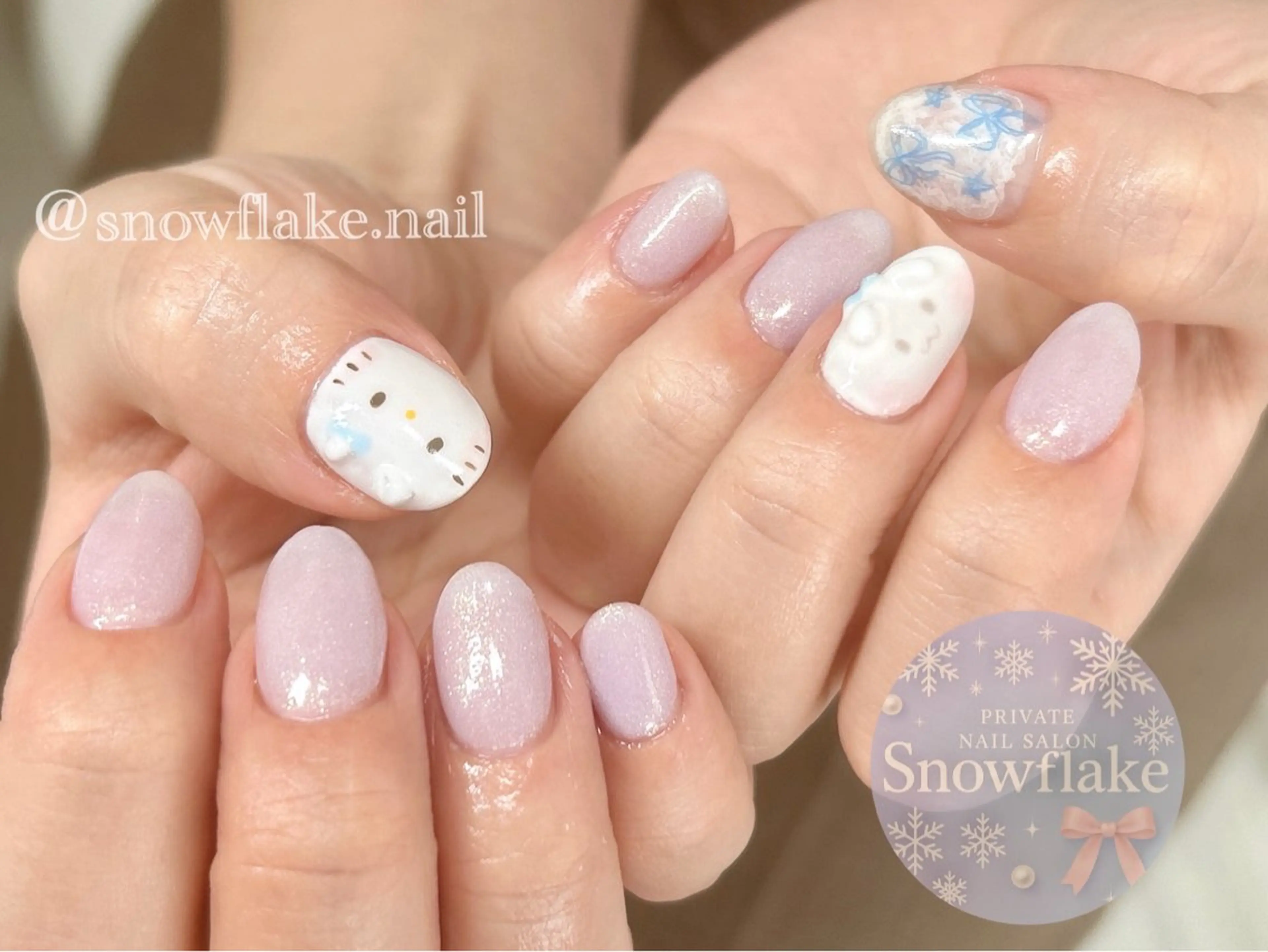 ネイル Snow flake 🫧YUKIのネイルデザイン