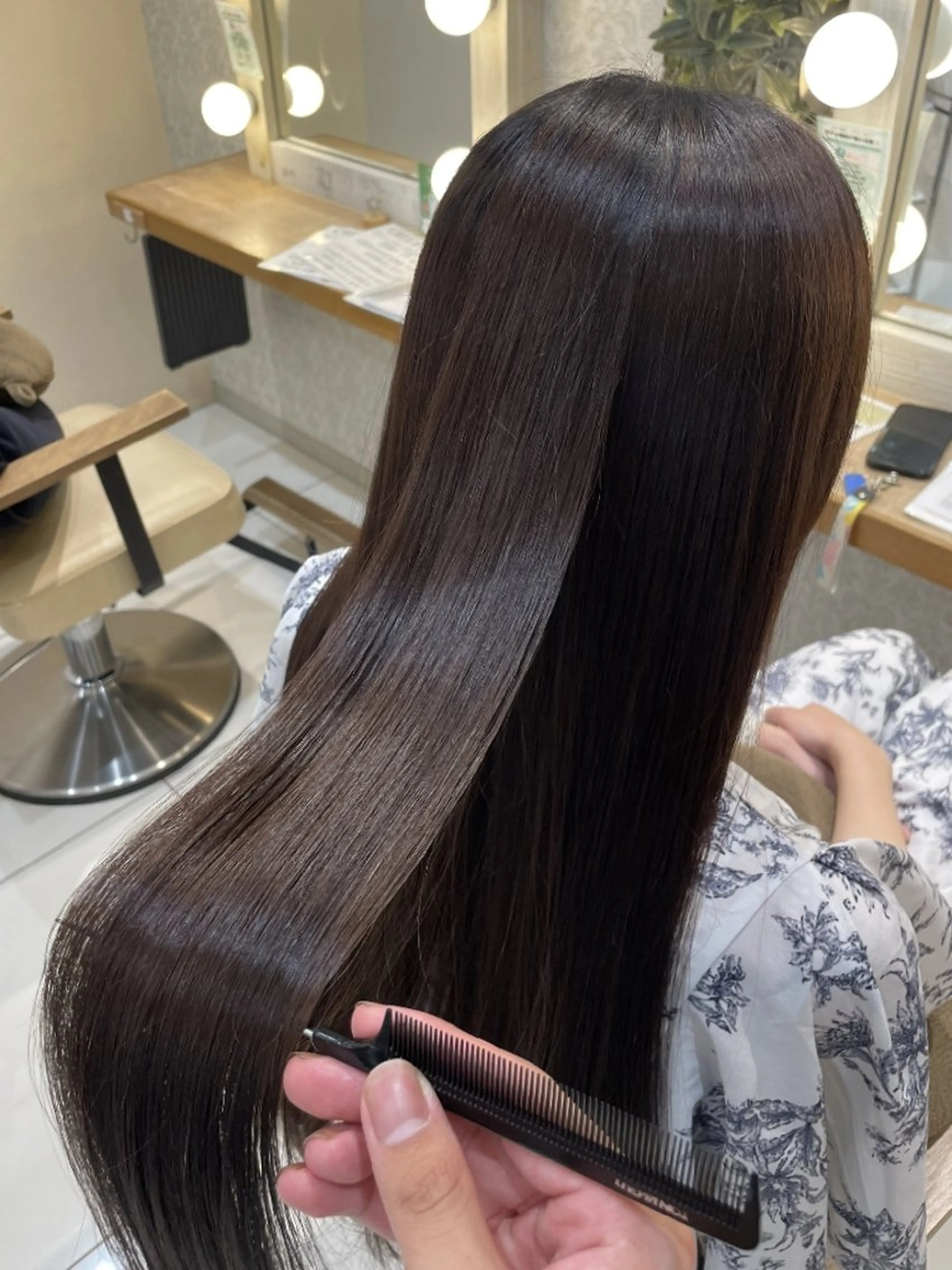 ロング 縮毛矯正 縮毛矯正 縮毛矯正💎/ 美髪ストレート🫧のヘアスタイル