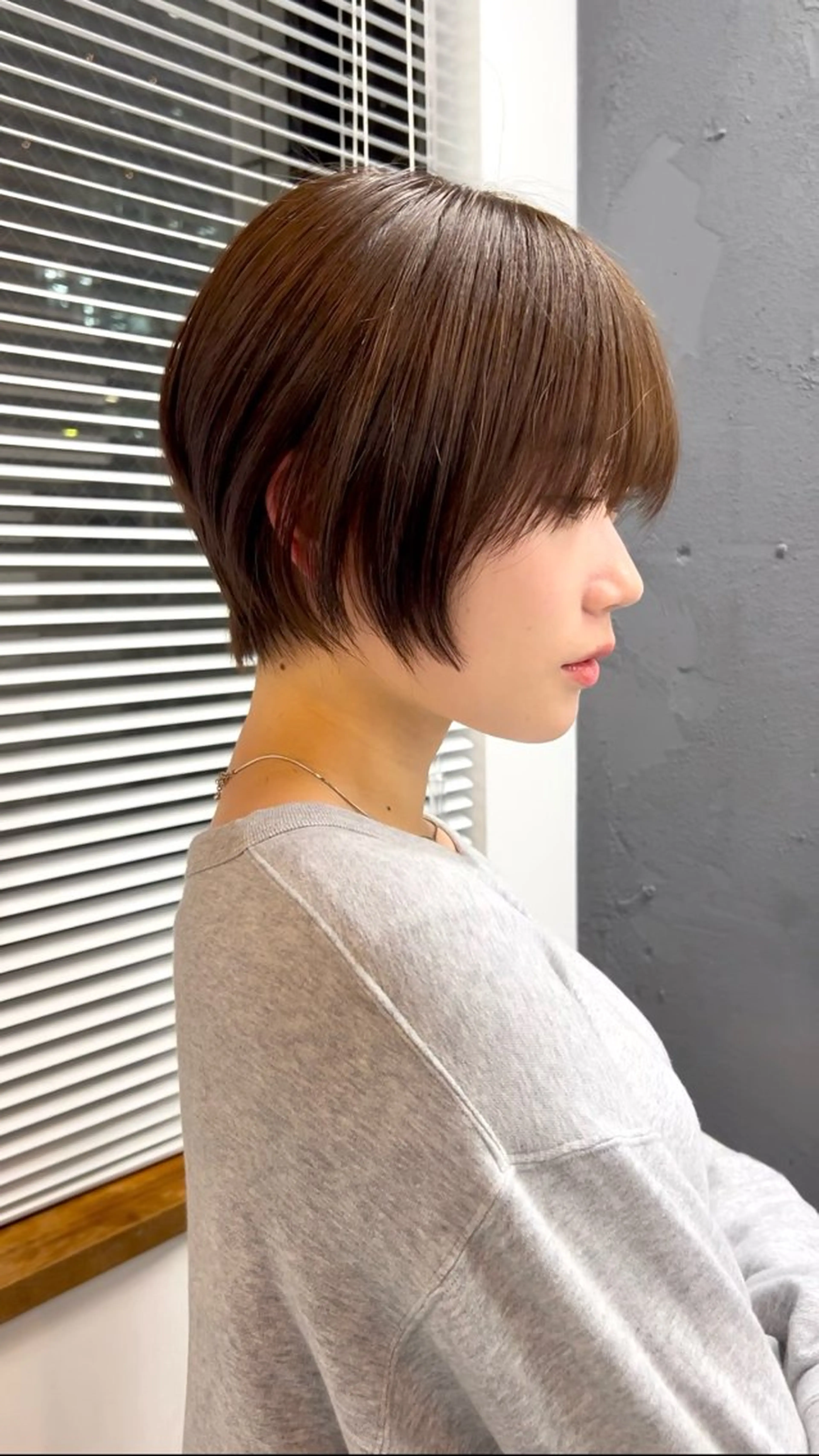 ショート カラー ショートボブ ボブ ショートヘア 表参道【髪質改善】 宮嶋勇太のヘアスタイル