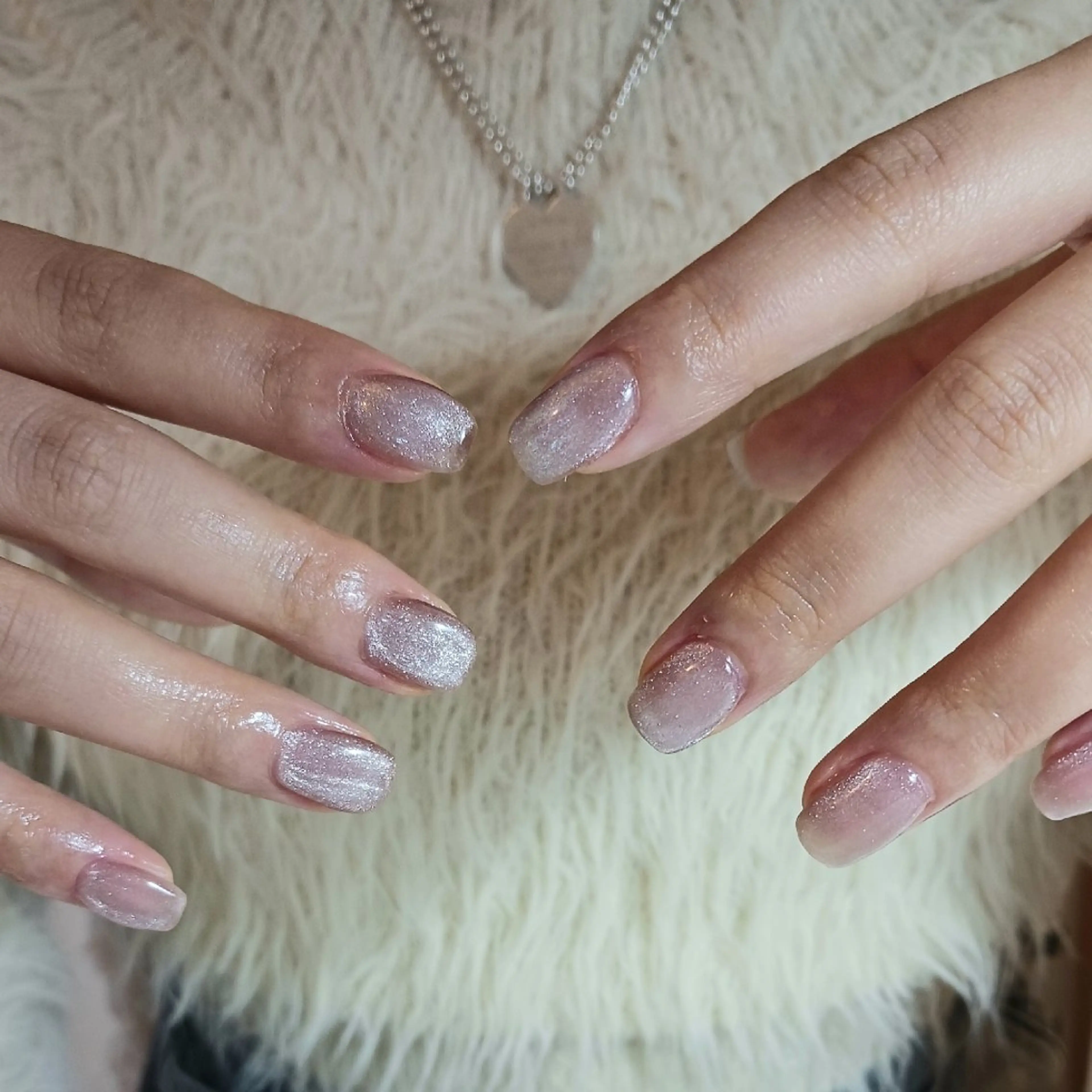 ネイル マグネットネイル 持ち込み オフィスネイル ワンカラーネイル ピンク ハンドネイル owlnail /持込みデザイン専門のネイルデザイン