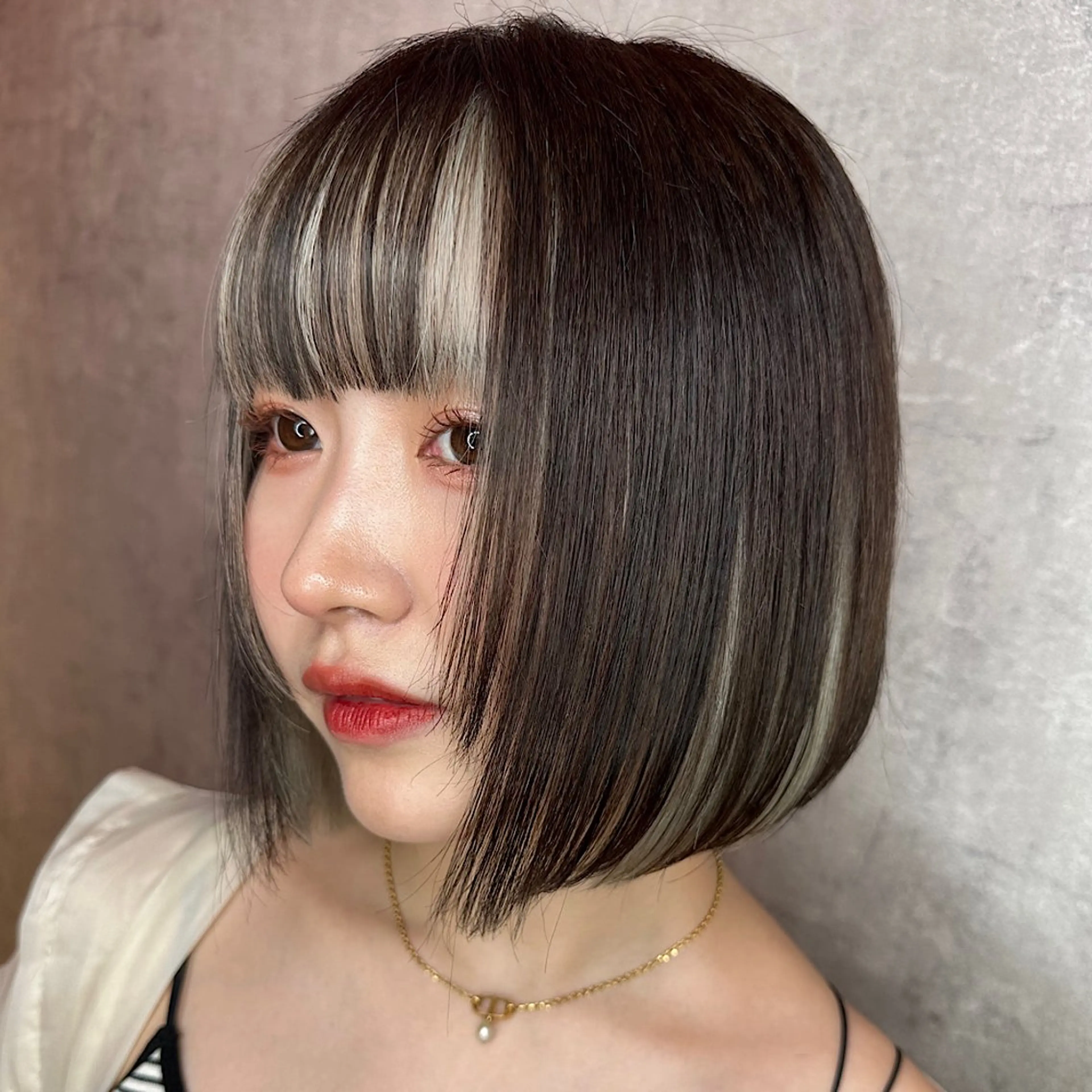 ショート カラー 韓国ヘア/艶カラー /田中悠佑のヘアスタイル