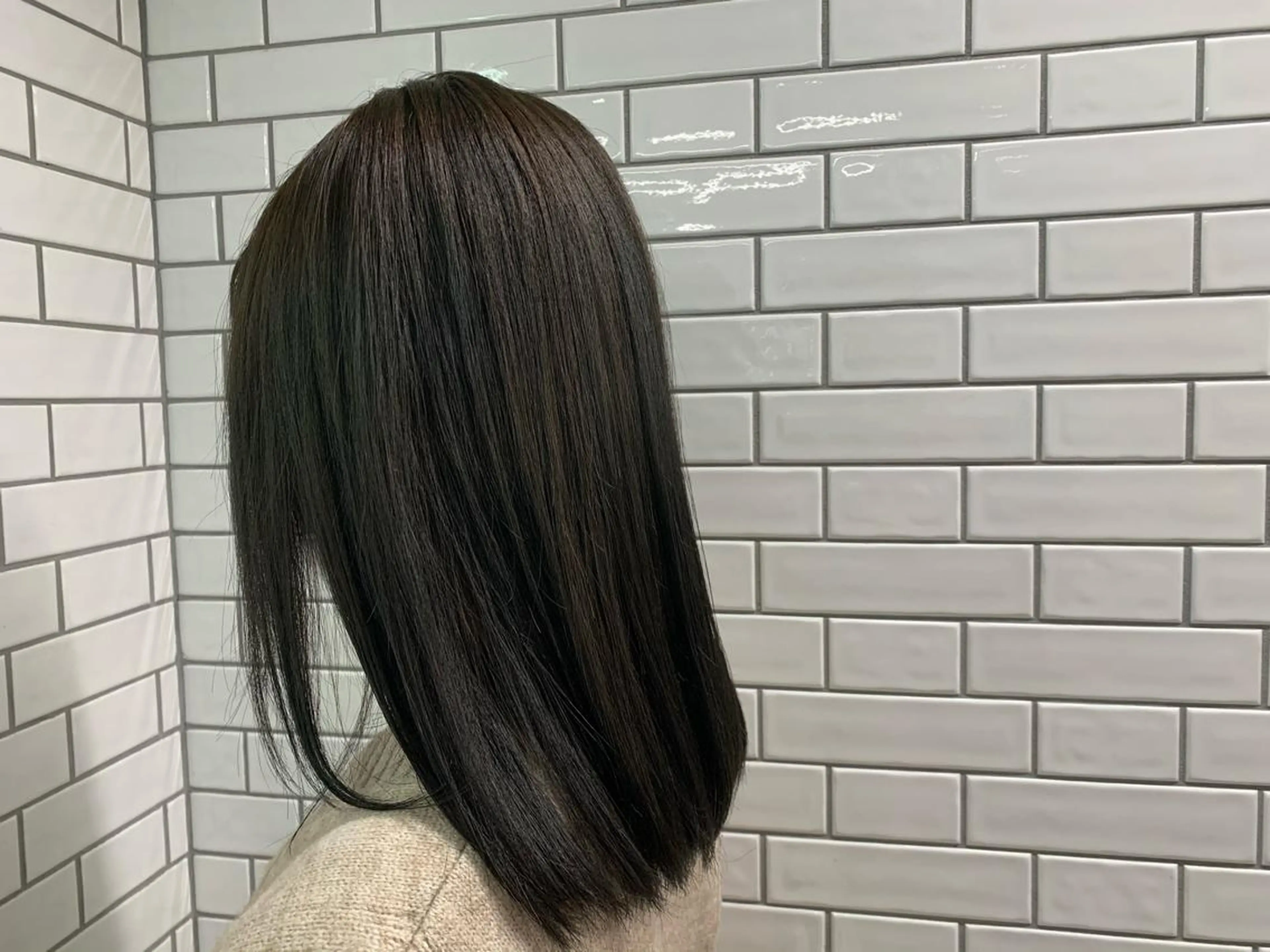 ミディアム カラー 💎艶髪💎縮毛矯正 /髪質改善/ひかるのヘアスタイル