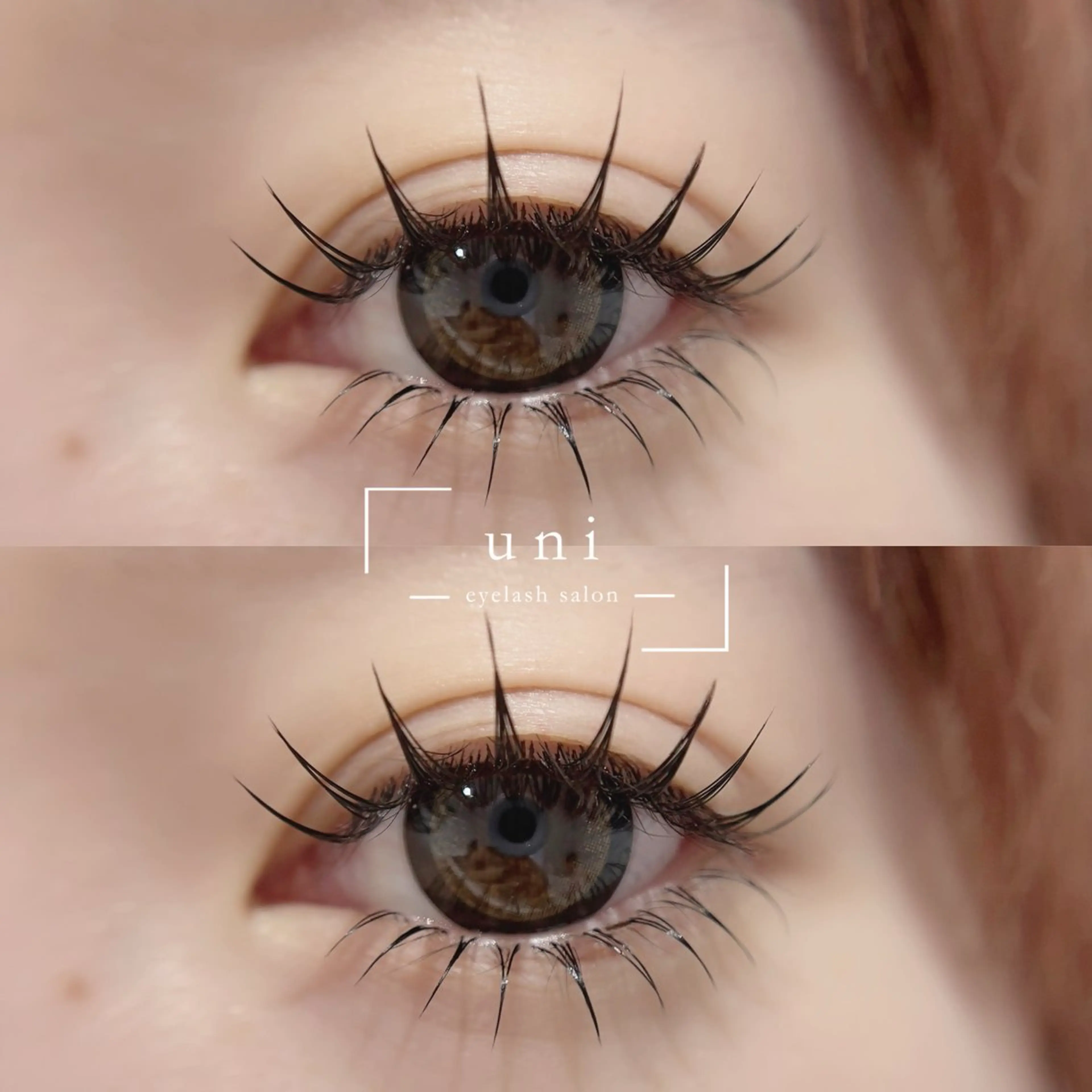 フラットラッシュ　上120本　下40本の写真