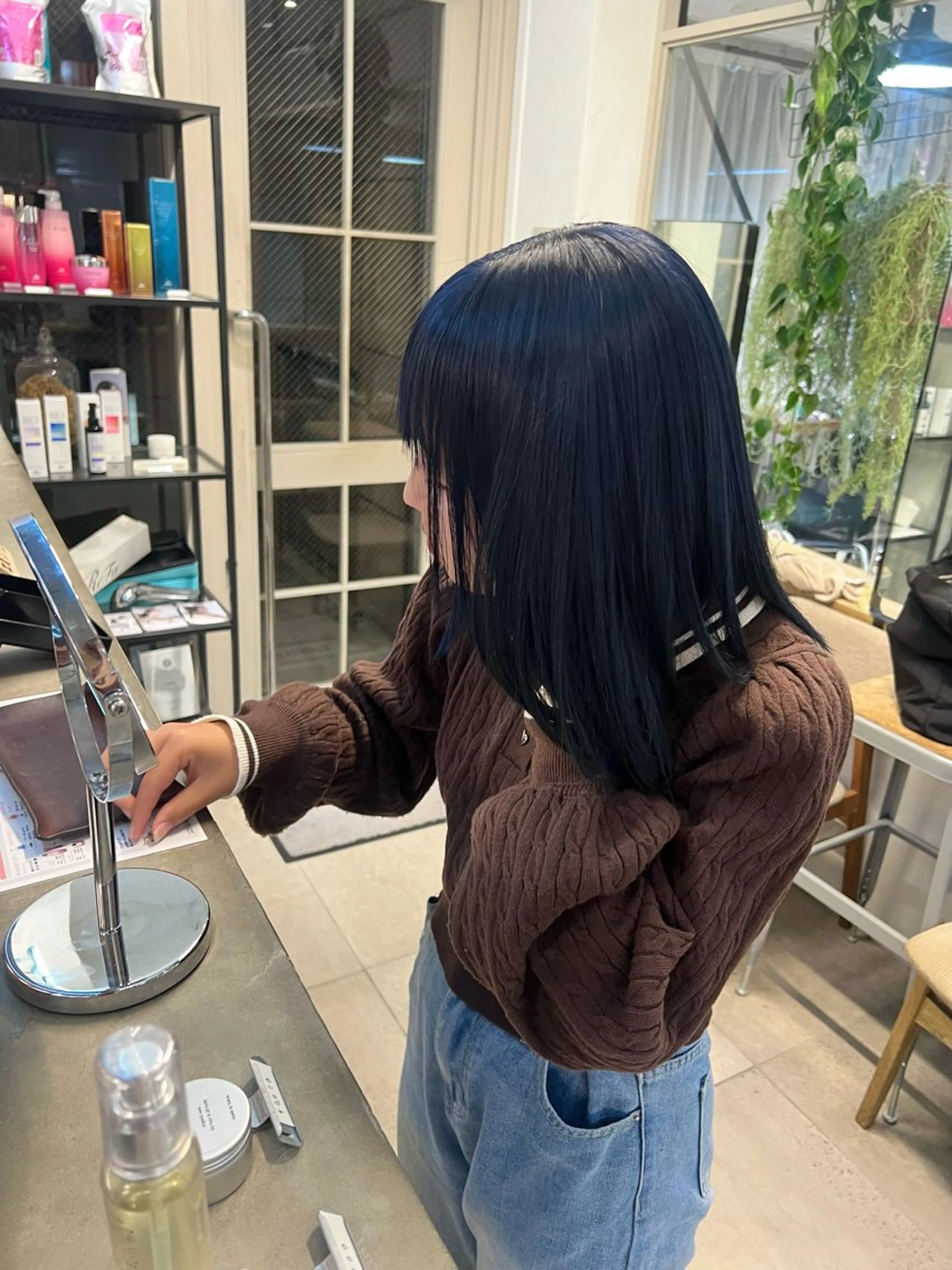 ミディアム ヘアカラー トリートメント Lomalia もえかのヘアスタイル