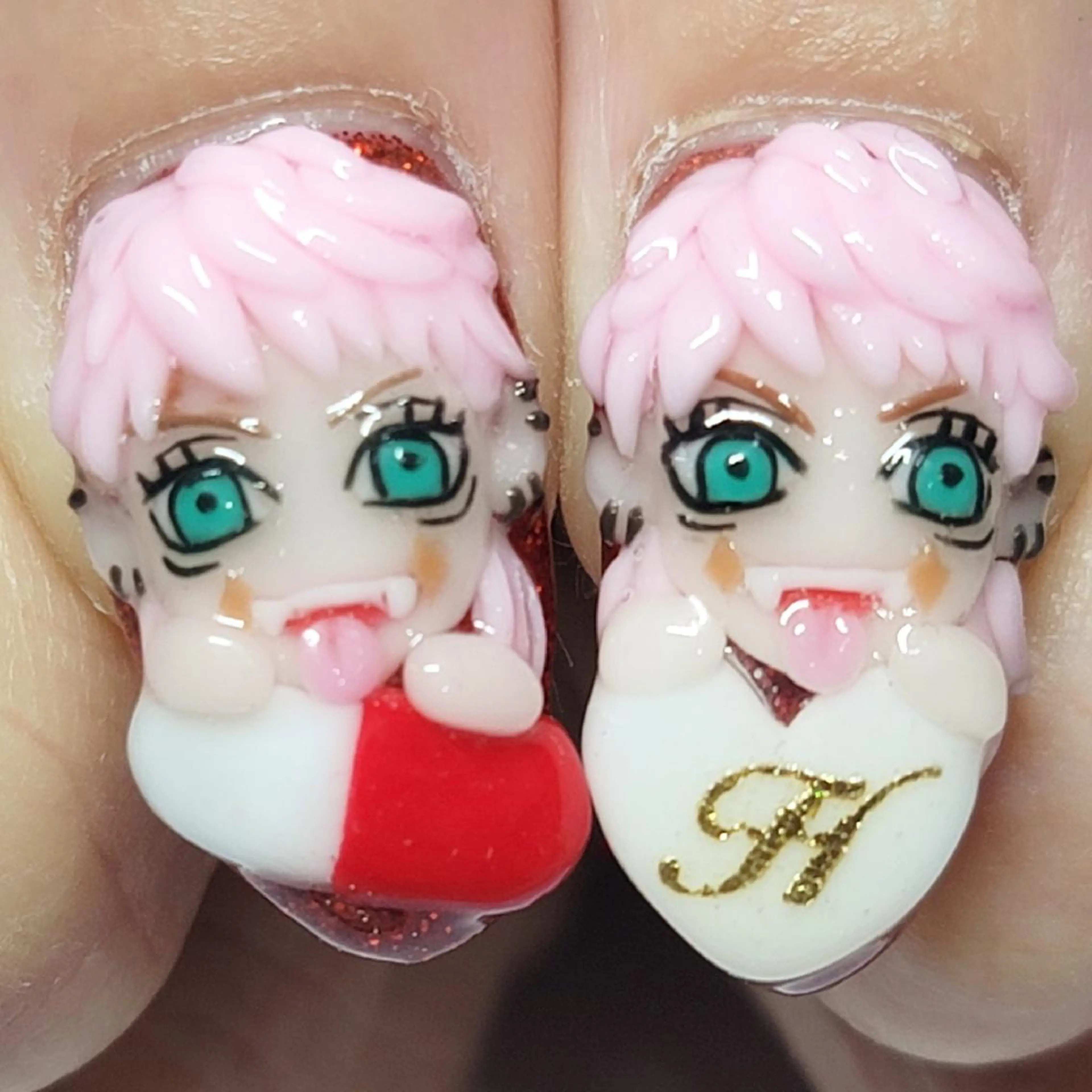 ネイル アートネイル 春ネイル ハンドネイル よしだ ひろきのネイルデザイン