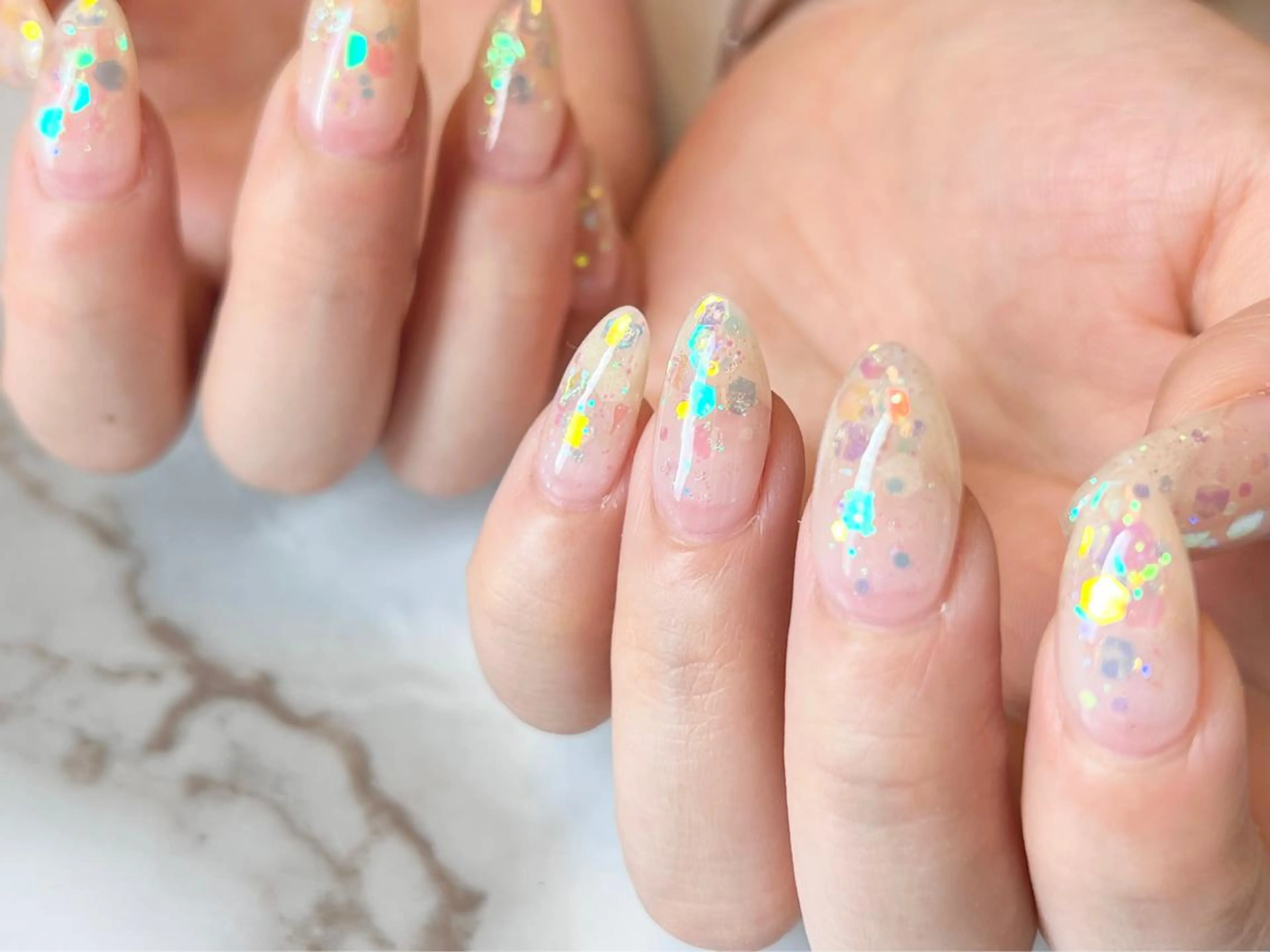 ネイル アートネイル フレンチネイル ジェルネイル 韓国ネイル マグネットネイル ネイリスト シンのネイルデザイン