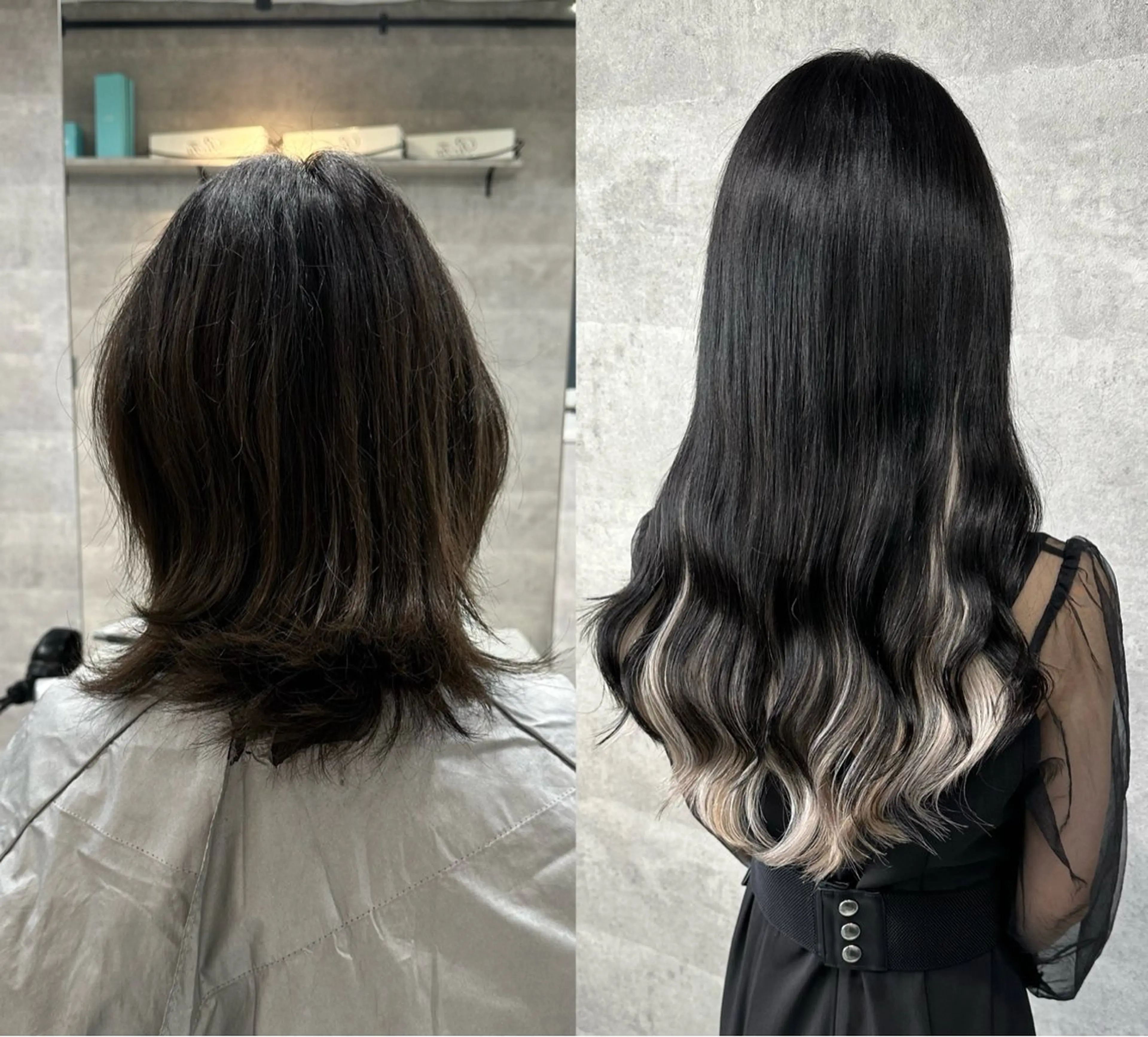 川浪 ほほみのヘアスタイル