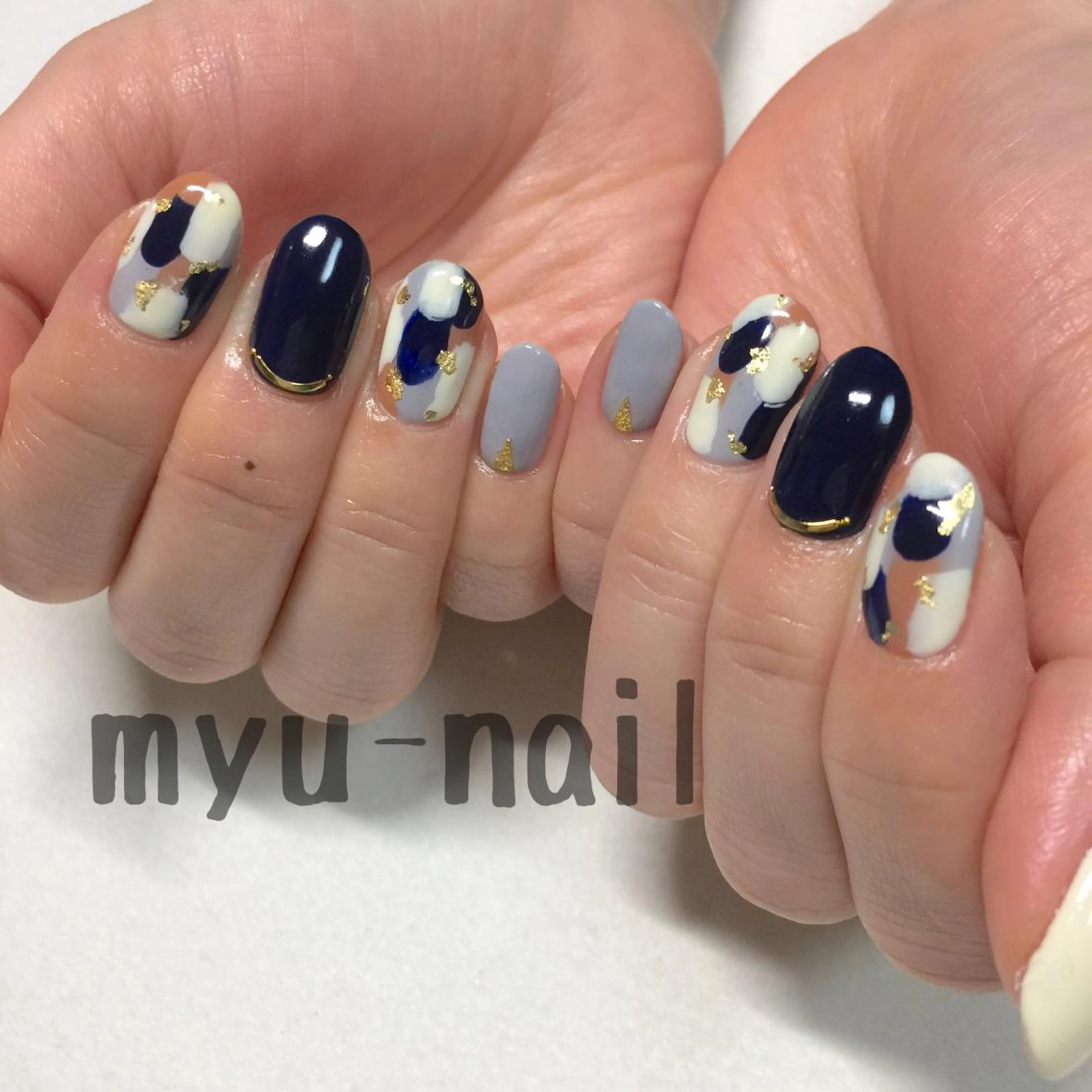 ネイル ハンドネイル ホームサロン myu-nailのネイルデザイン