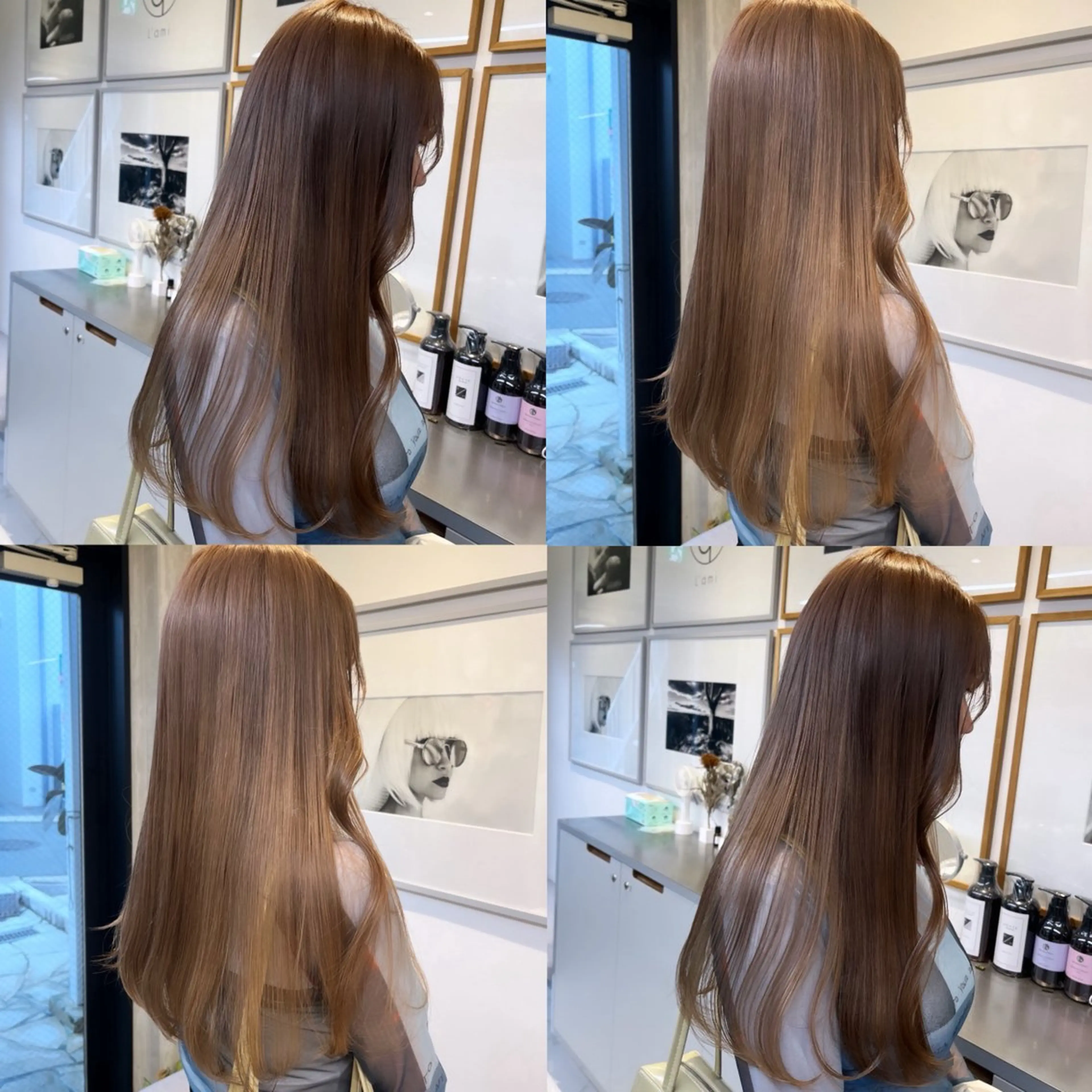 ロング カラー ベージュカラー ブリーチ ブラウンカラー ブラウンベージュ 透明感カラー ヘアカラー トリートメント ヘッドスパ カジュアルを女っぽく 𝗮𝘆𝗮𝗰𝗼のヘアスタイル